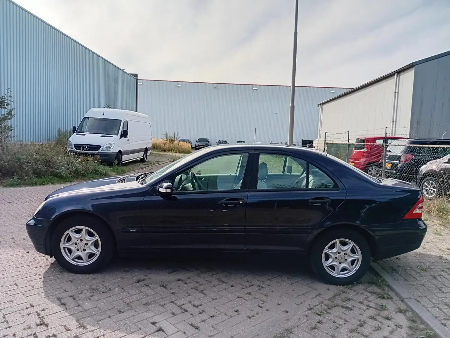 Mercedes-Benz C 180 180i Kompressor Classic Automaat Cruise Climate NA Blauw - 2
