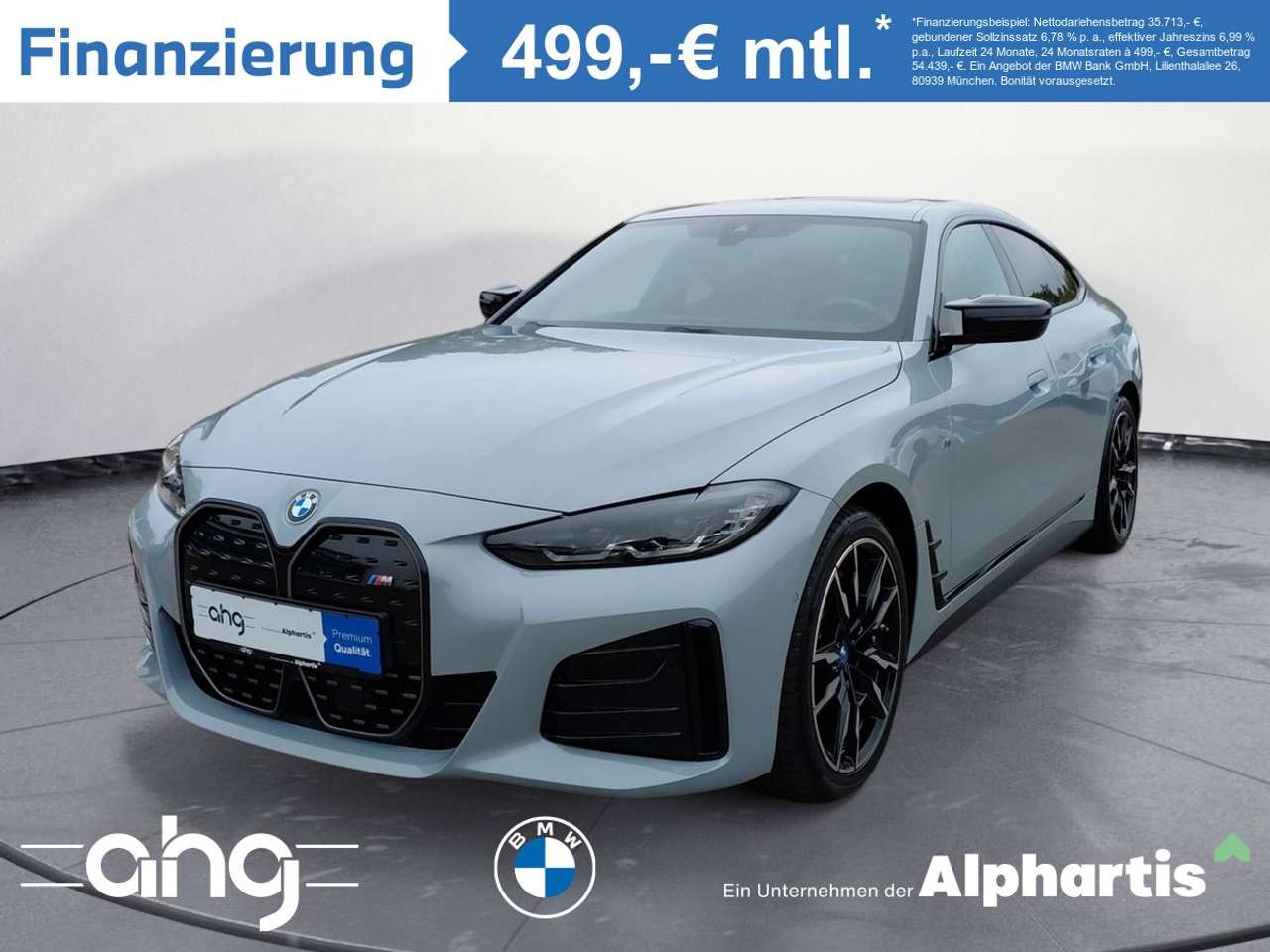 BMW i4 — BMW i4 M50 M Sportpaket Pro Glasdach AHK Head UP Dis