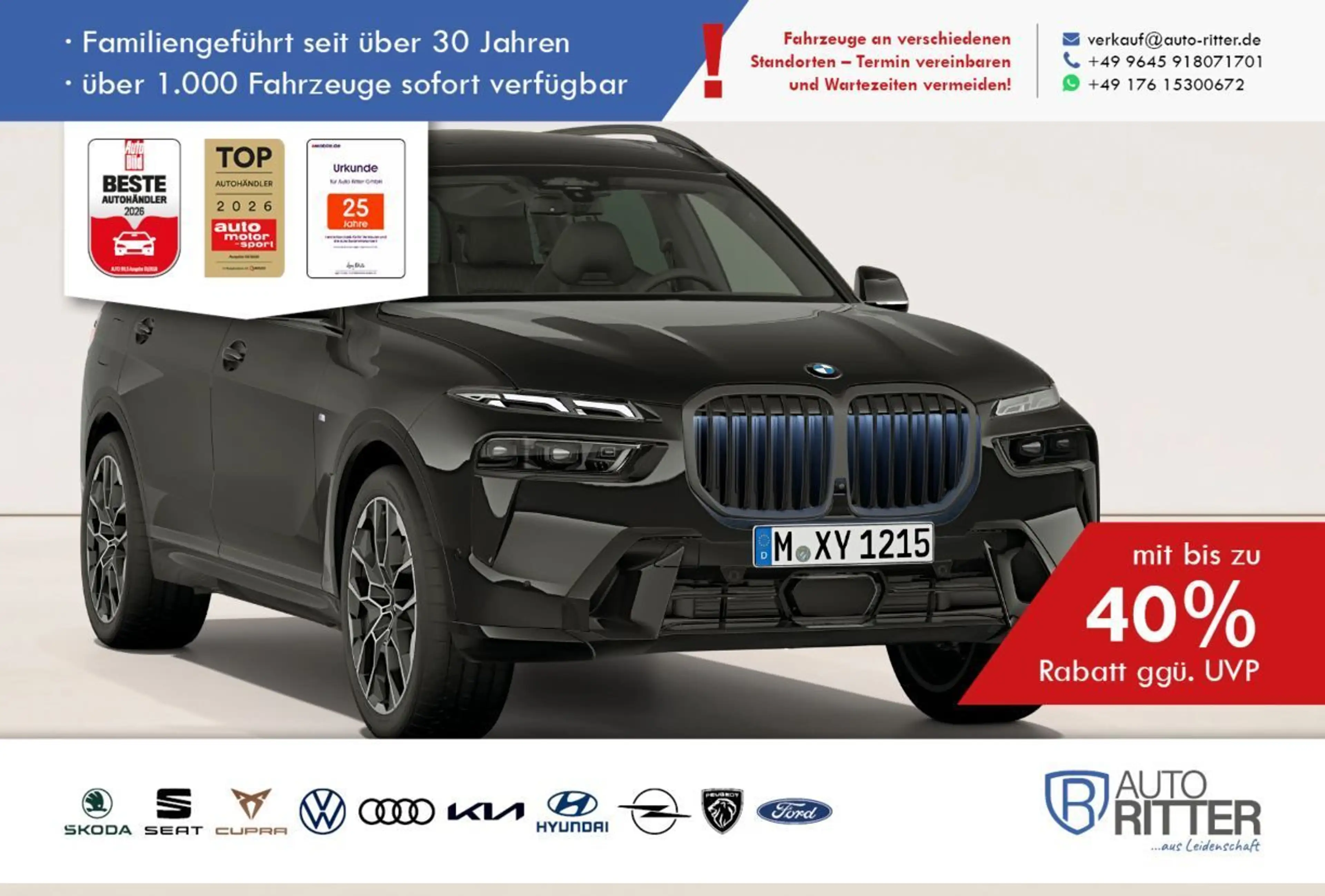 BMW X7 M Sportpaket Pro ACC|HuD|Stand-Hzg|AHK|RFK...