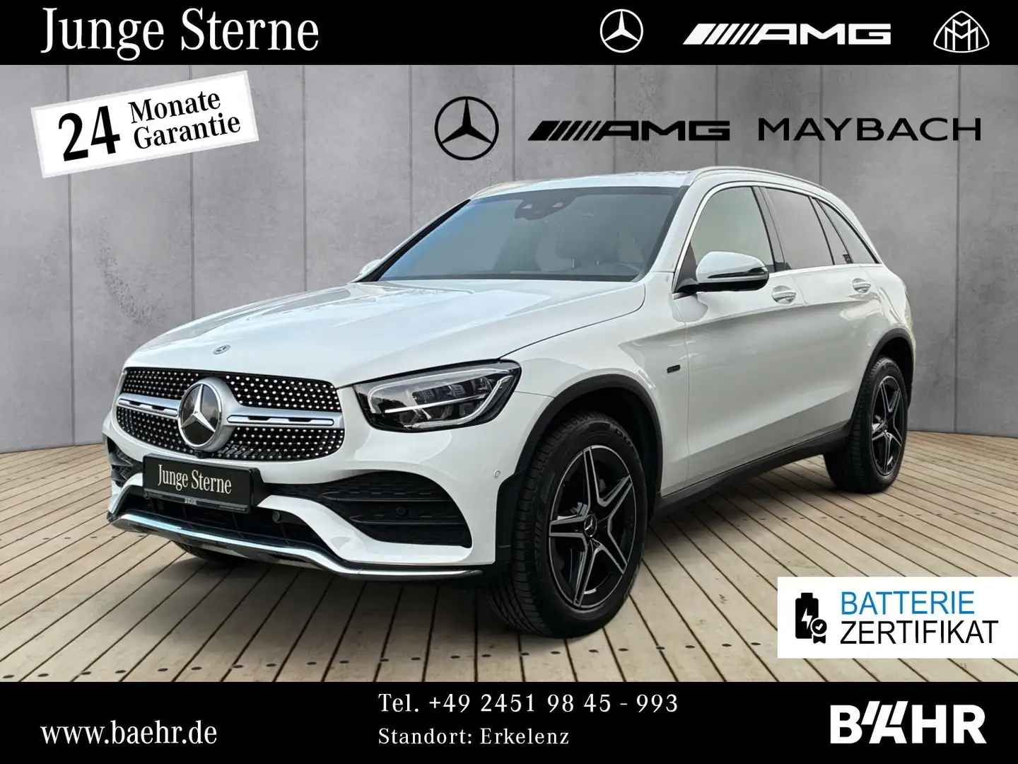 Mercedes-Benz GLC 300 GLC 300 e 4M AMG/MBUX/LED/360°/Head-Up/LMR-19" Weiß - 1