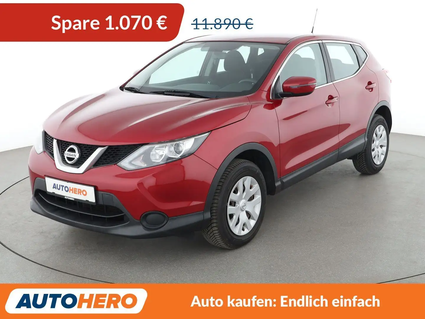 Nissan Qashqai 1.2 Visia*PDC*KLIMA*TEMPO*GARANTIE* Rot - 1
