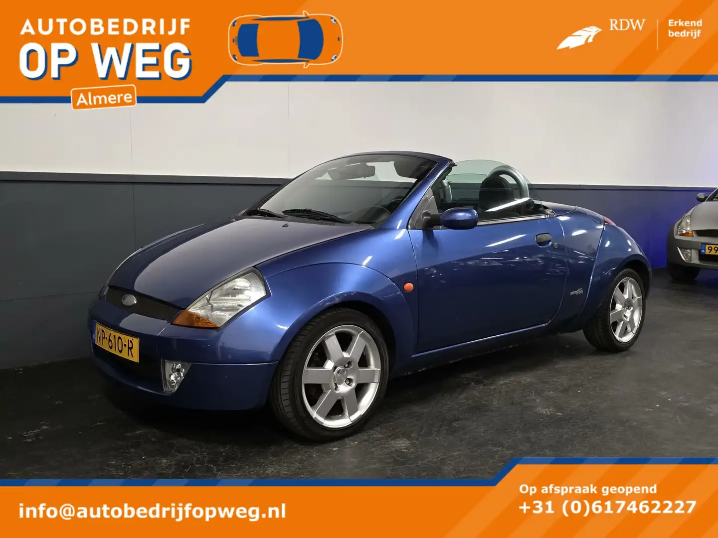 Ford Streetka 1.6 | Cabrio | Airco | Stoelverwarming Albastru - 1