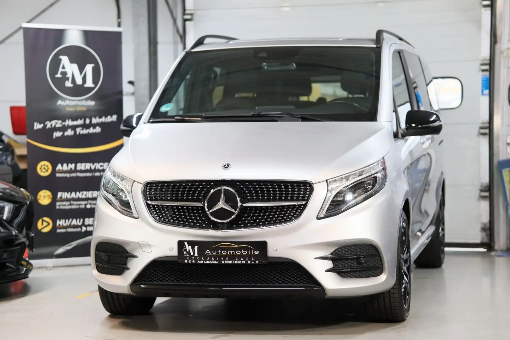 Mercedes-Benz V 250 *AMG PAKET*LANG*BURMESTER*DISTRONIC* Silber - 1