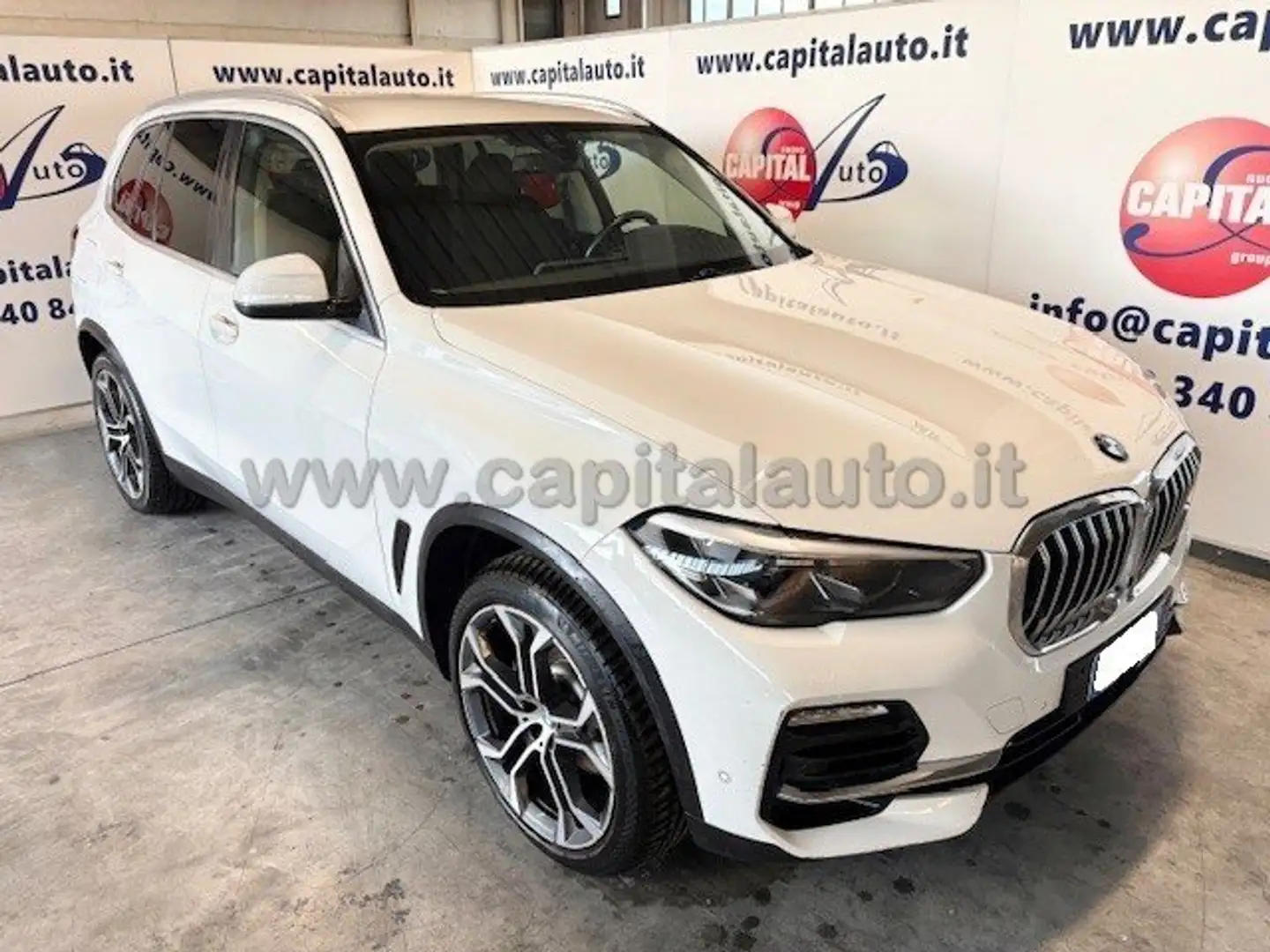 BMW X5 xdrive25d auto NETTO 29500 PROBLEMI TURBO Bianco - 2
