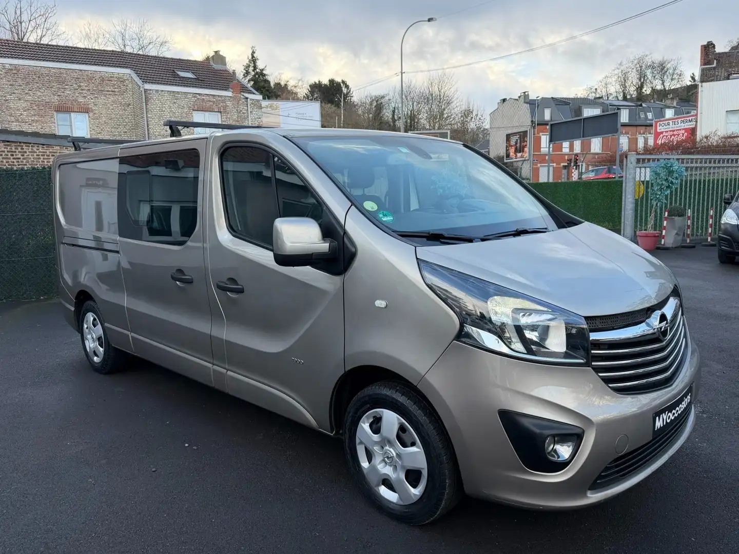 Opel Vivaro 1.6 CDTi L2H1 - DOUBLE CABINE - 5 PL. - EURO 6b - Gris - 2