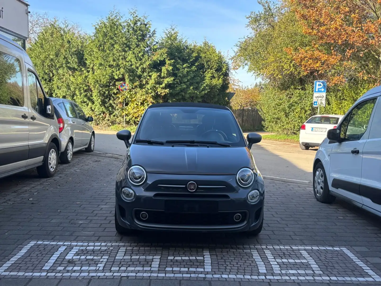 Fiat 500 Sport Cabrio Grau - 2