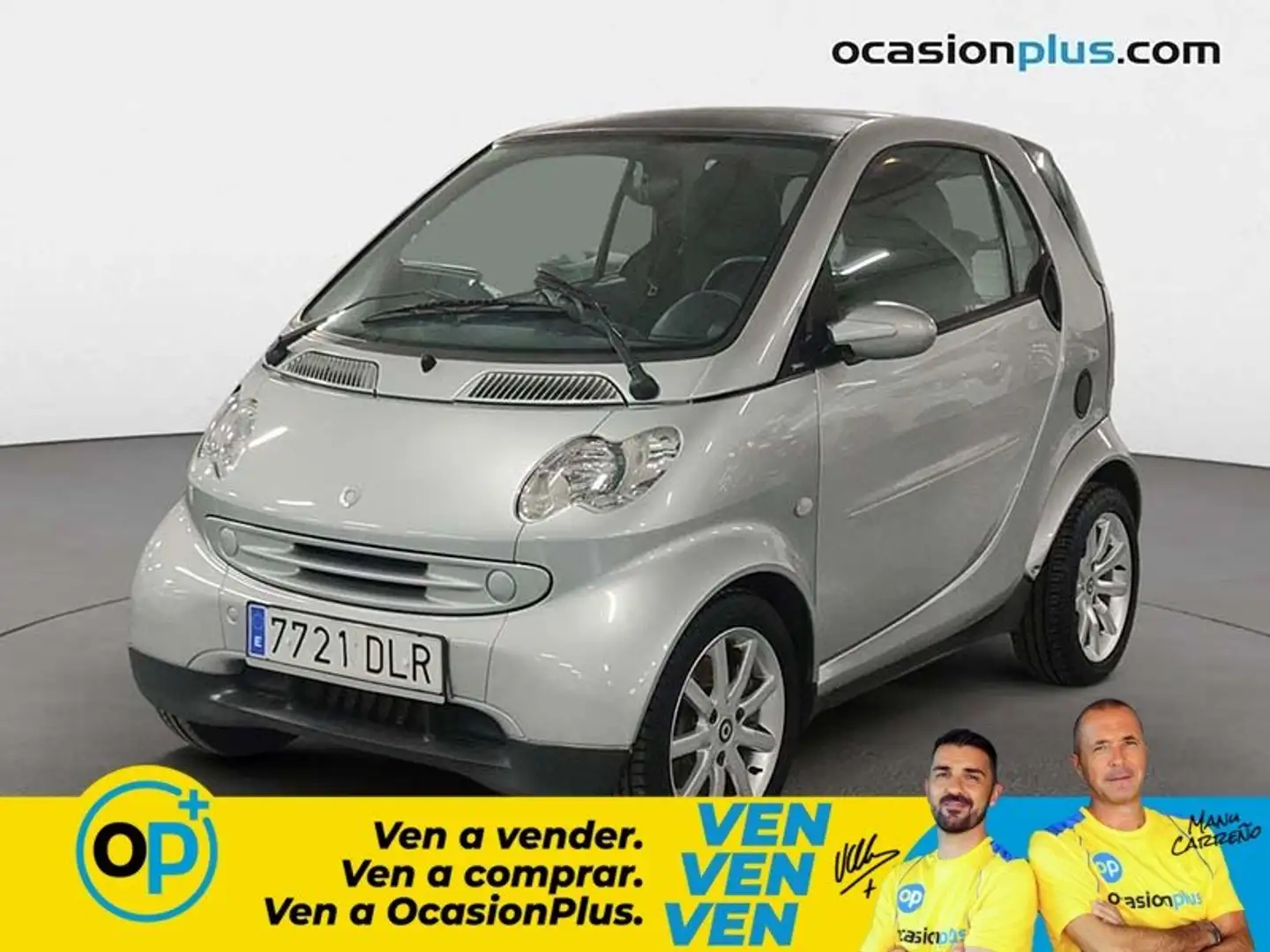smart forTwo Coupé 45 Passion Aut. Gris - 1
