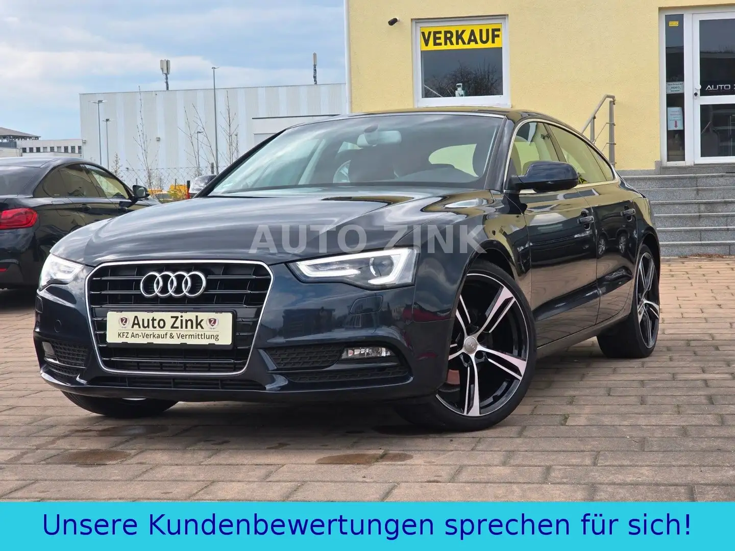 Audi A5 SB 1.8 TFSI* 2.HAND* 20" ZOLL* Scheckheft* Niebieski - 1