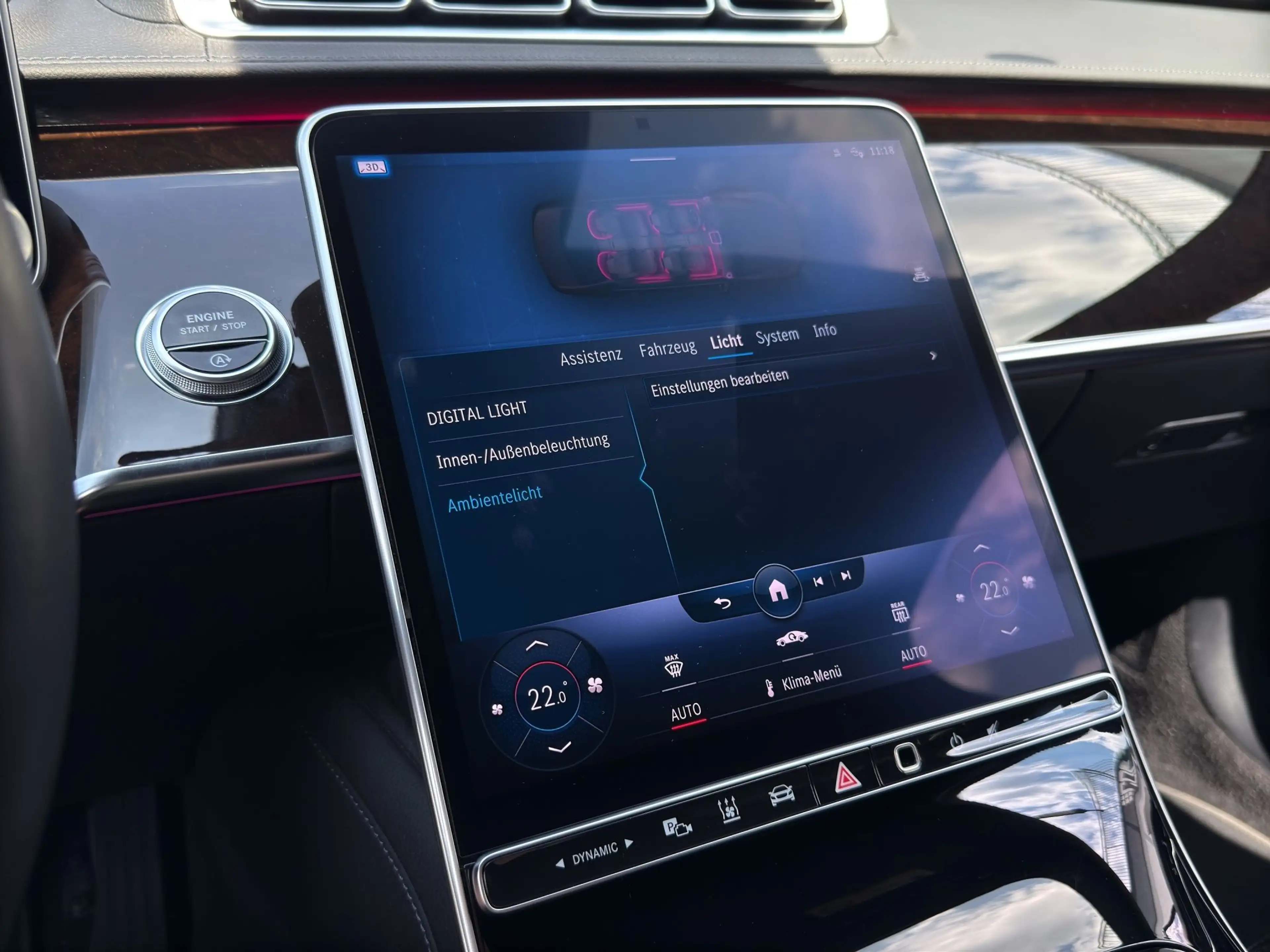 Mercedes-Benz S 400 d 4MATIC Aut. Panorama/10°/3D-Display/IR-Vergla... — photo 21