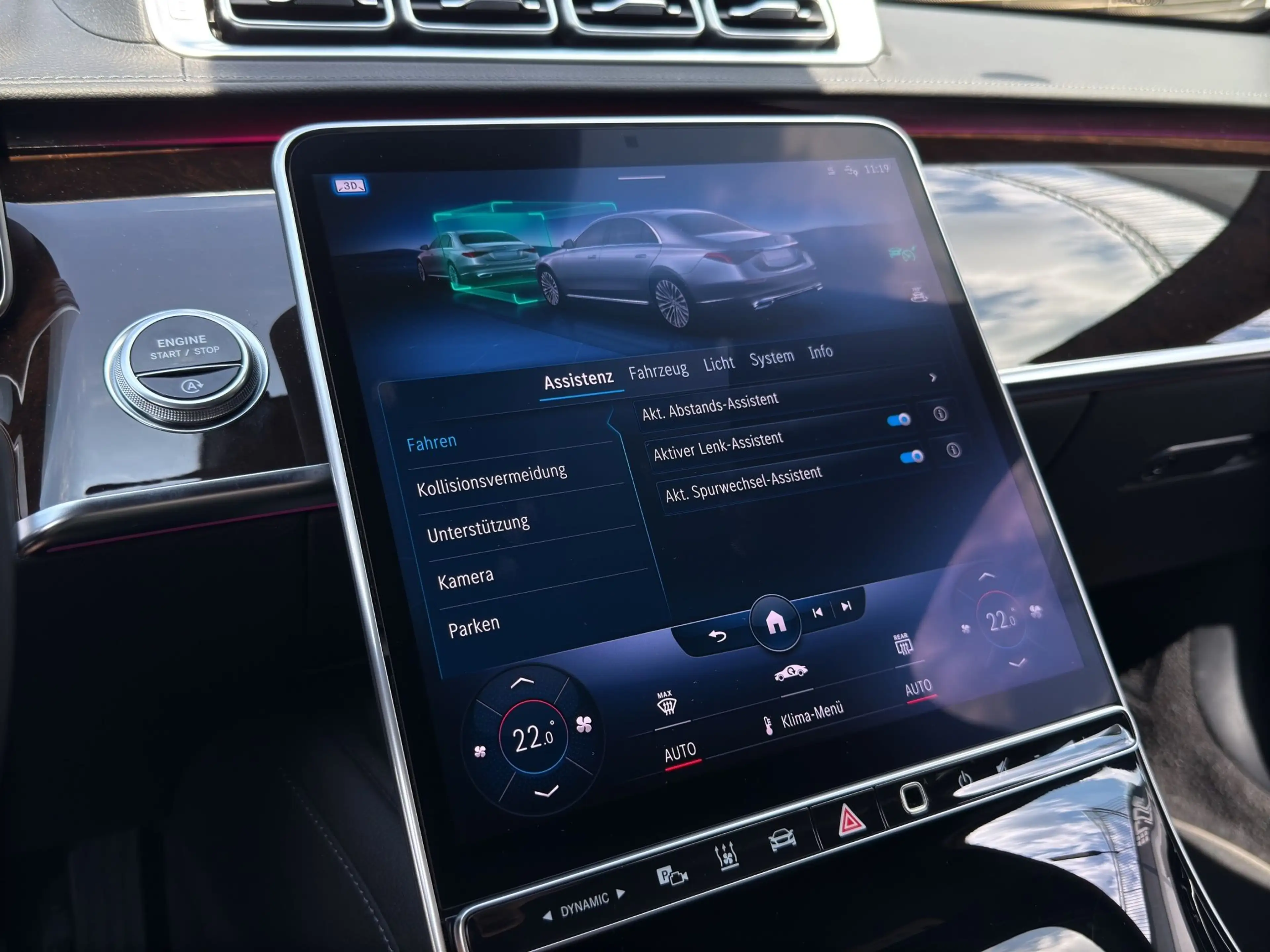 Mercedes-Benz S 400 d 4MATIC Aut. Panorama/10°/3D-Display/IR-Vergla... — photo 22