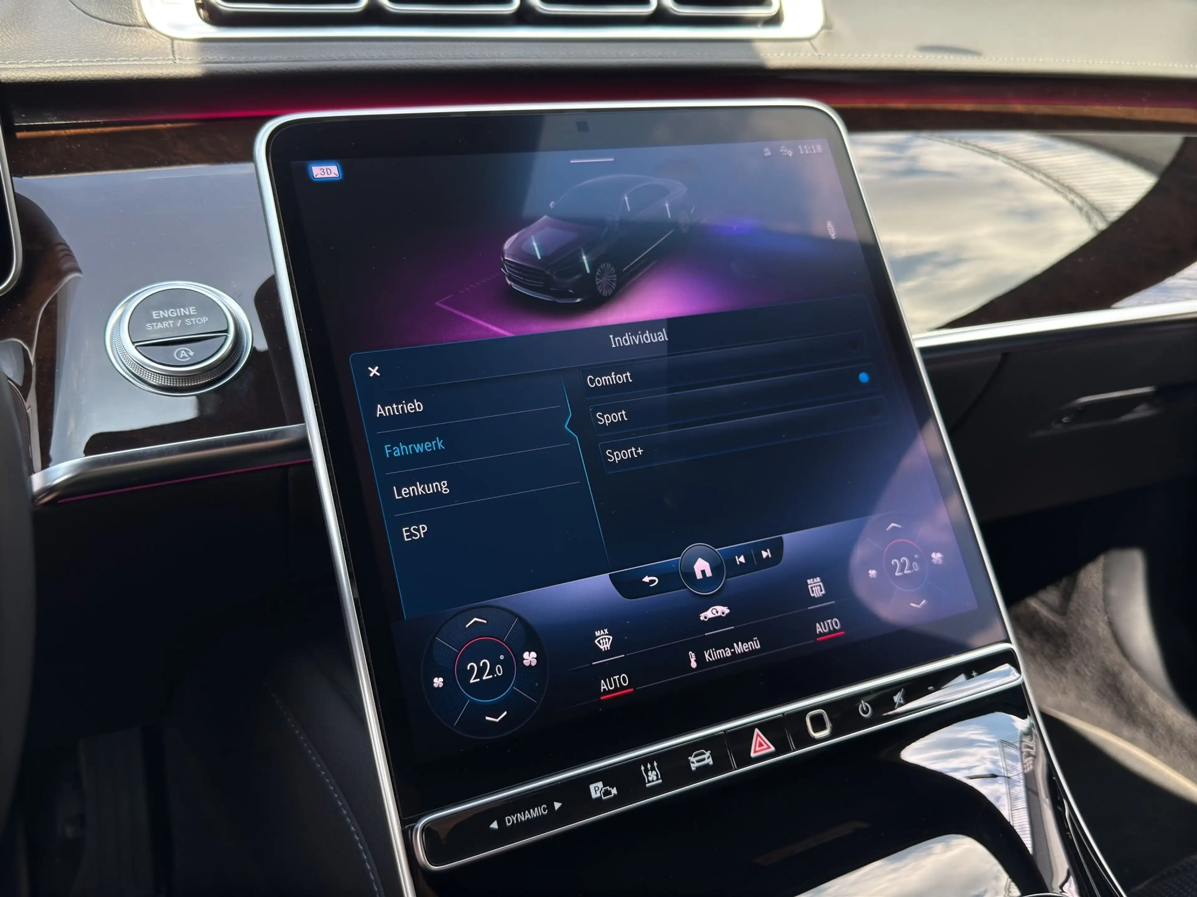 Mercedes-Benz S 400 d 4MATIC Aut. Panorama/10°/3D-Display/IR-Vergla... — photo 20