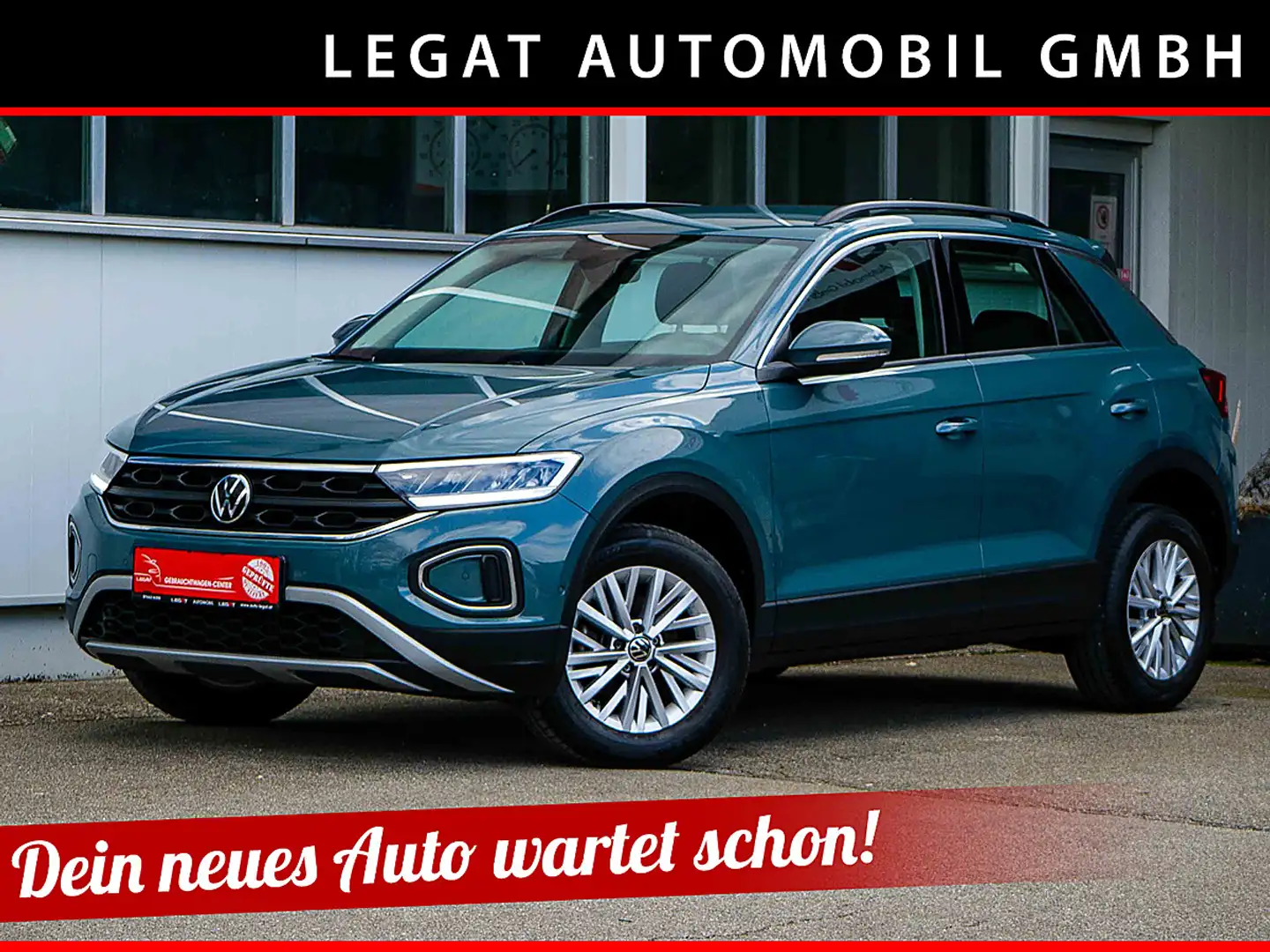 Volkswagen T-Roc 1,0 TSI Life *PDC*ACC*LED*CARPLAY* Blau - 1