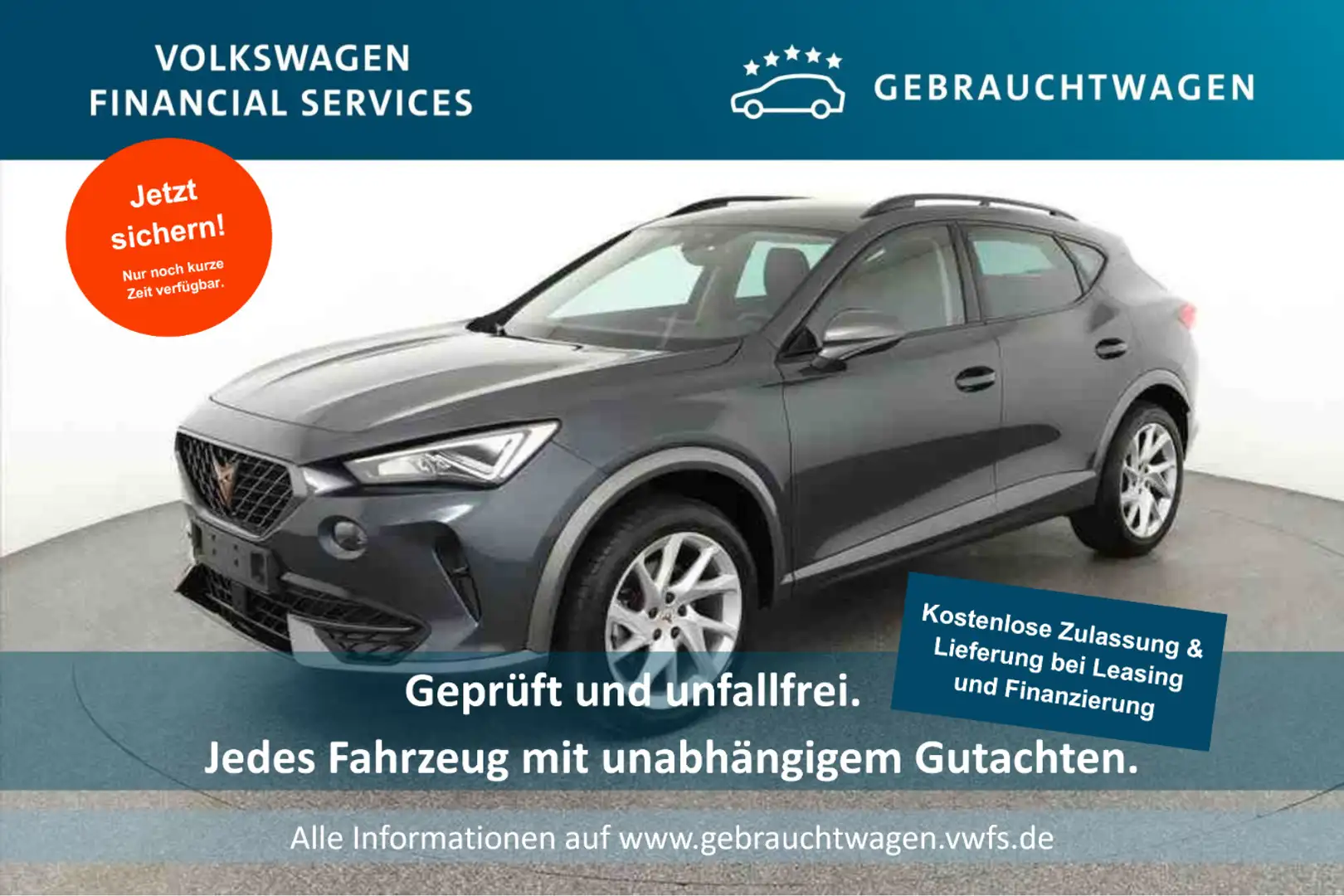 CUPRA Formentor 1.5 TSI DSG PDC*Tempo*Klima Gris - 1