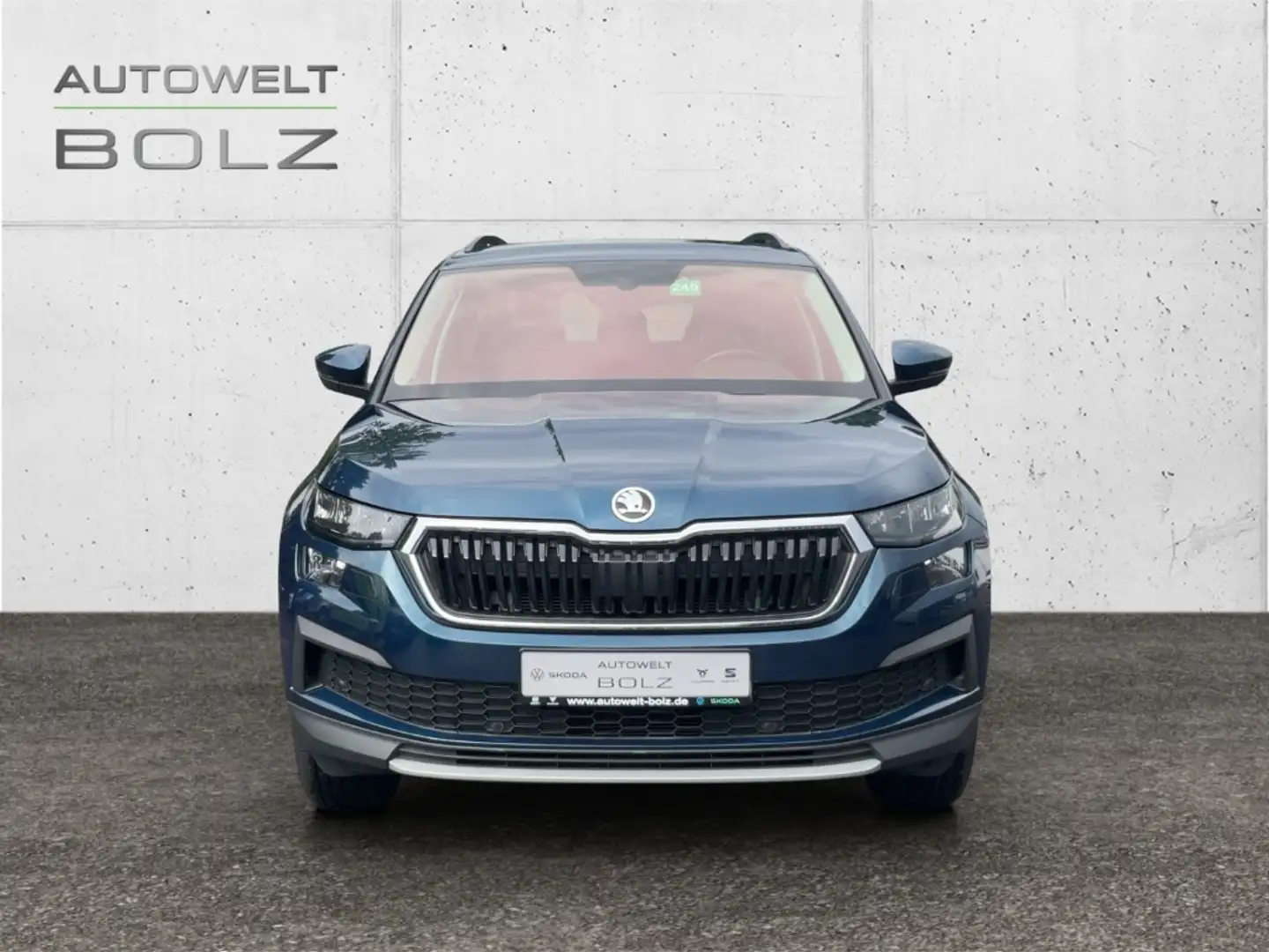 Skoda Kodiaq Ambition 2.0 TDI Leder LED 7-Sitze SHZ Keyless Albastru - 2