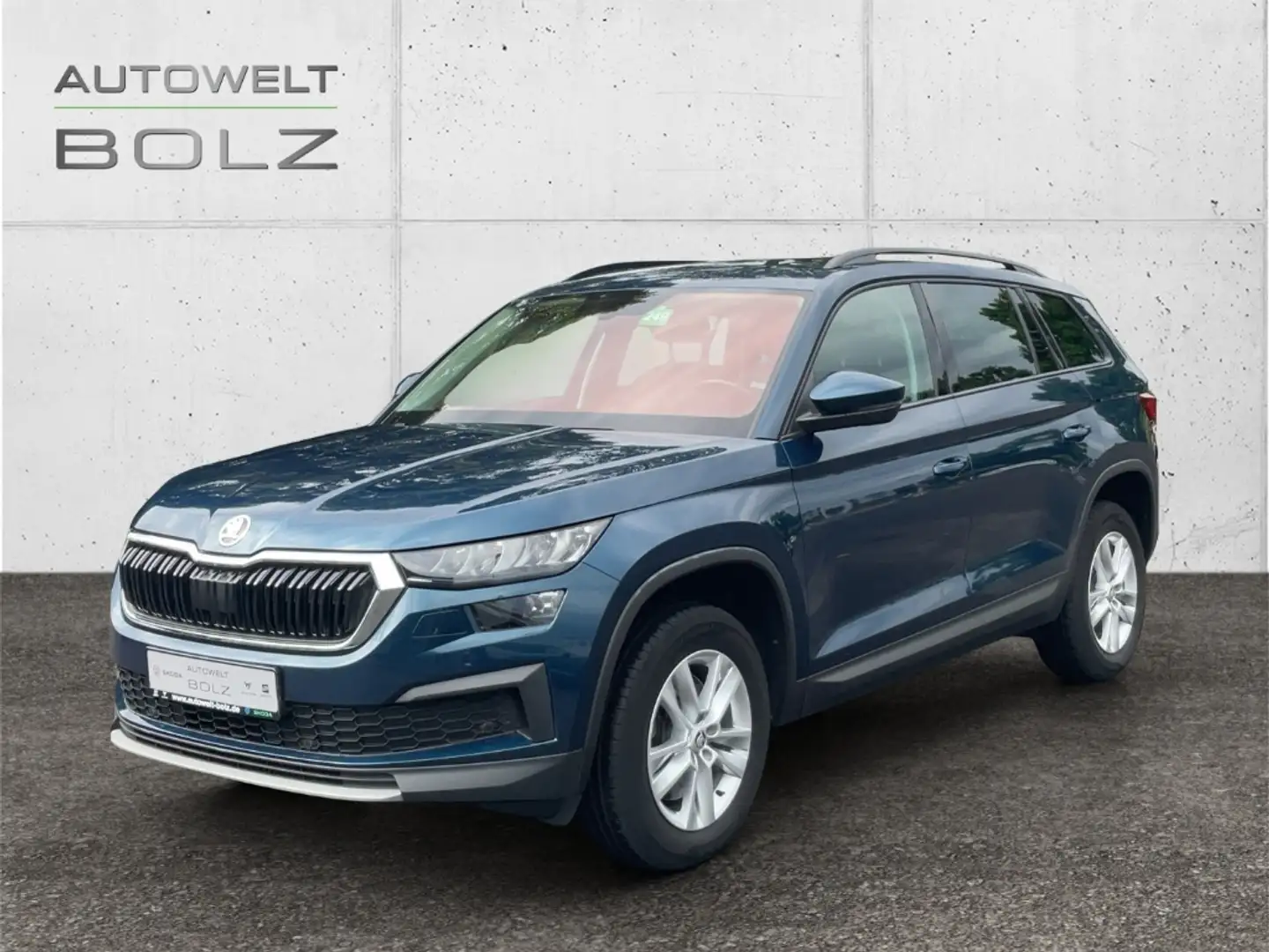 Skoda Kodiaq Ambition 2.0 TDI Leder LED 7-Sitze SHZ Keyless Albastru - 1