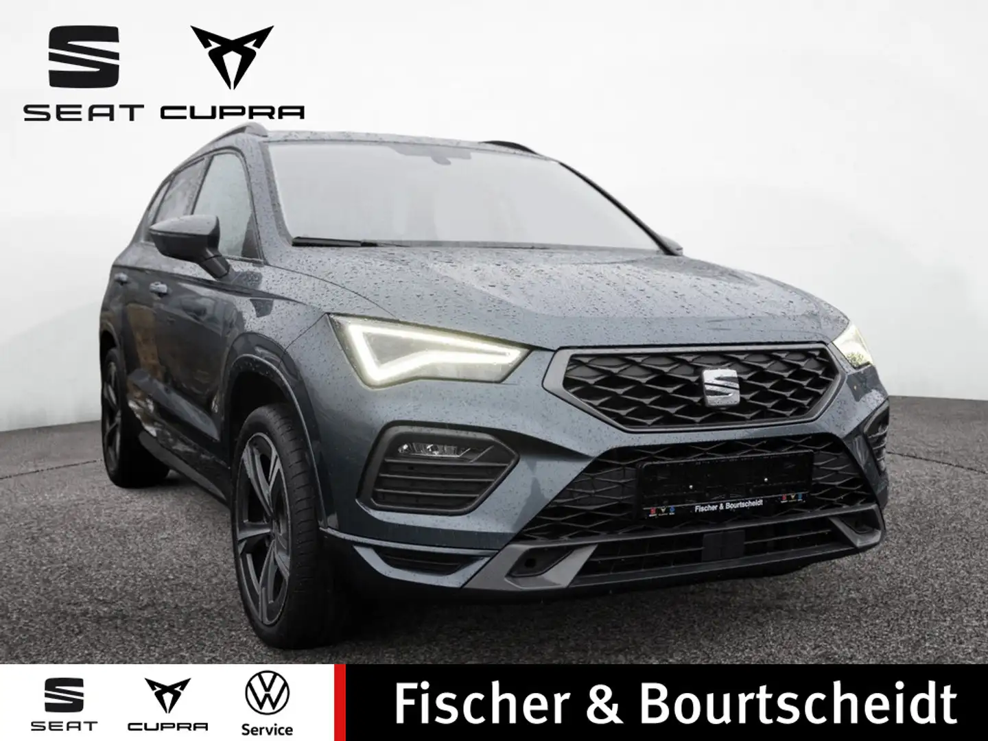 SEAT Ateca 2.0 TSI FR 4Drive AHK NAVI PANO LED SHZ Grau - 1