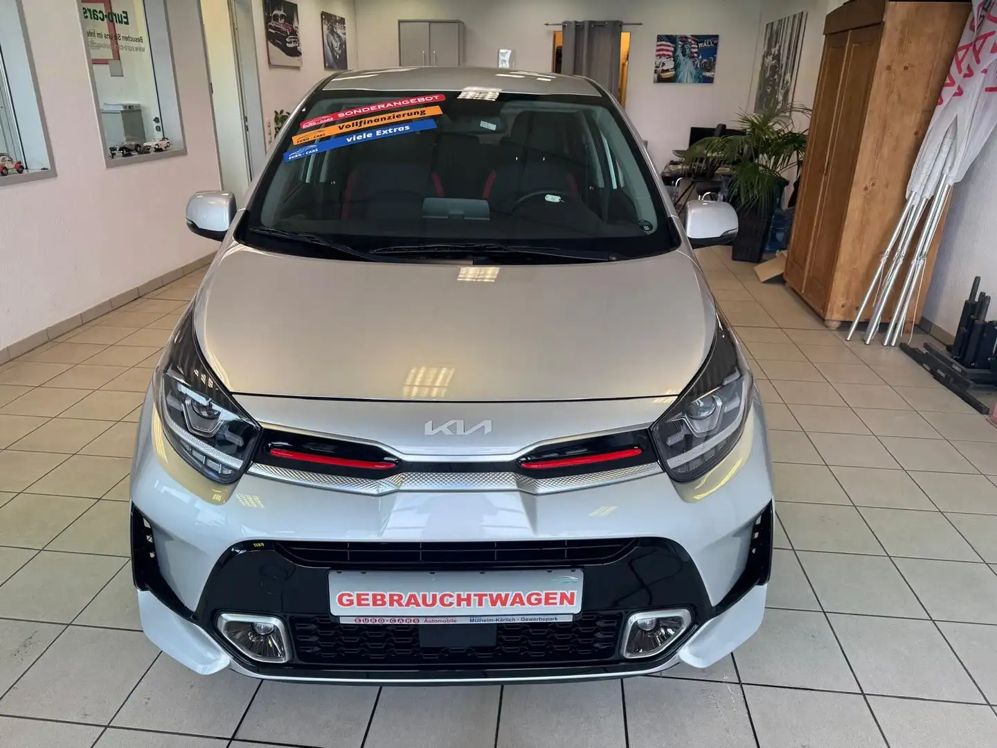 Kia Picanto GT-Line /1.HAND/SCHECKHEFT/WENIG KM/ Silber - 2
