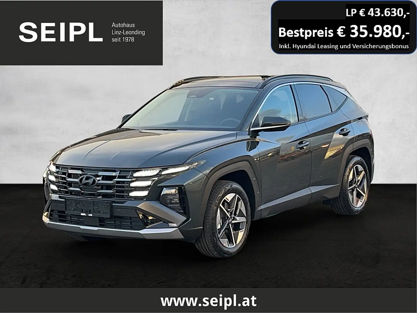 Hyundai TUCSON Tucson 1,6 T-GDI PHEV 2WD Go! Plus Aut.*Smart-S... Grün - 1