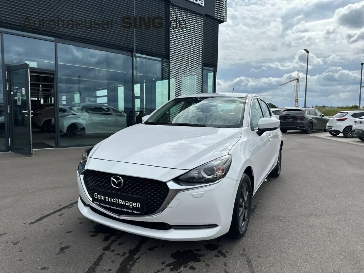 Mazda 2 Center-Line Klimaanlage Keyless Go Tempomat Weiß - 1