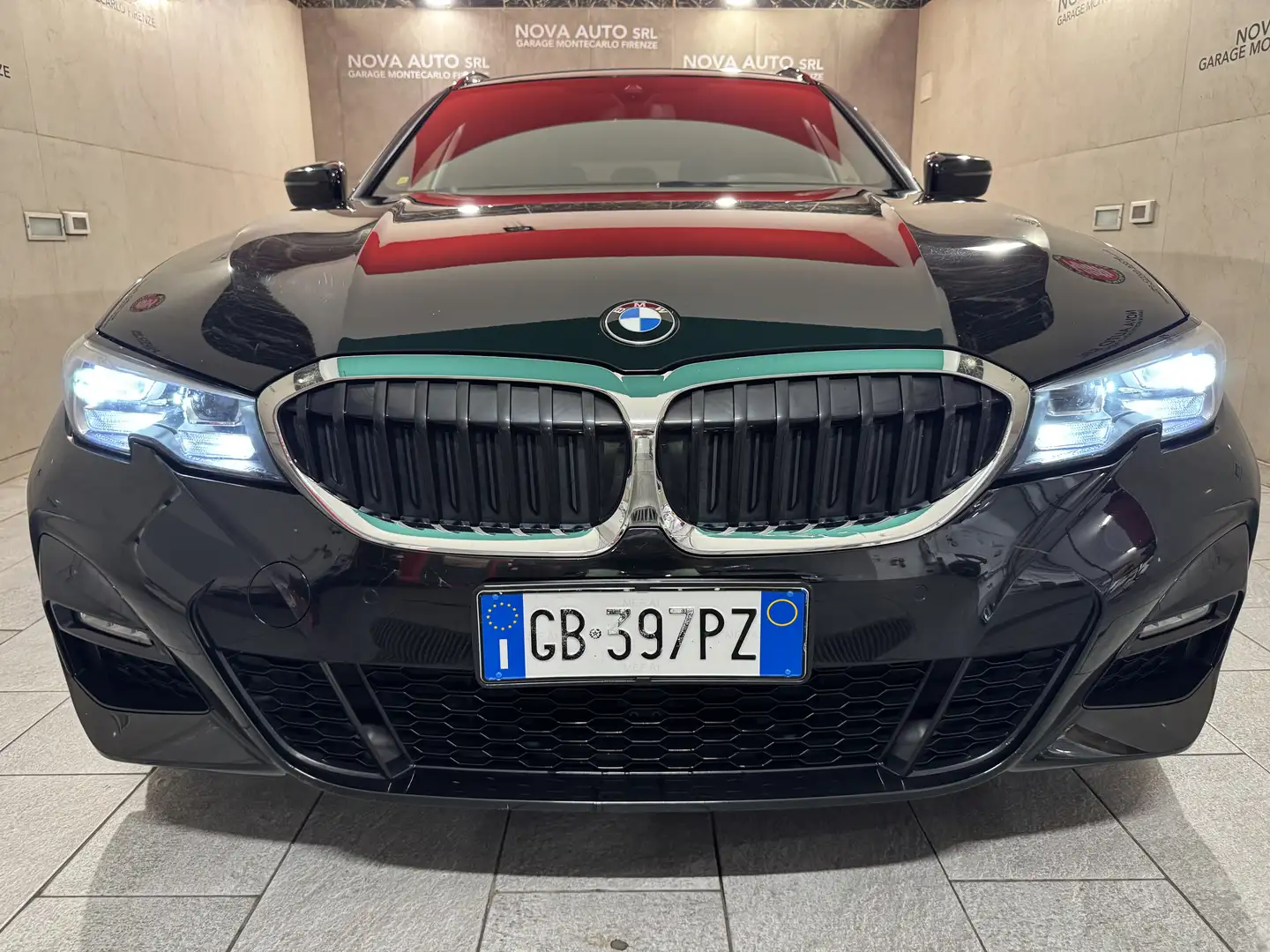 BMW 318 Serie 3 Touring 318d Touring Msport IVA ESPOSTA Nero - 1