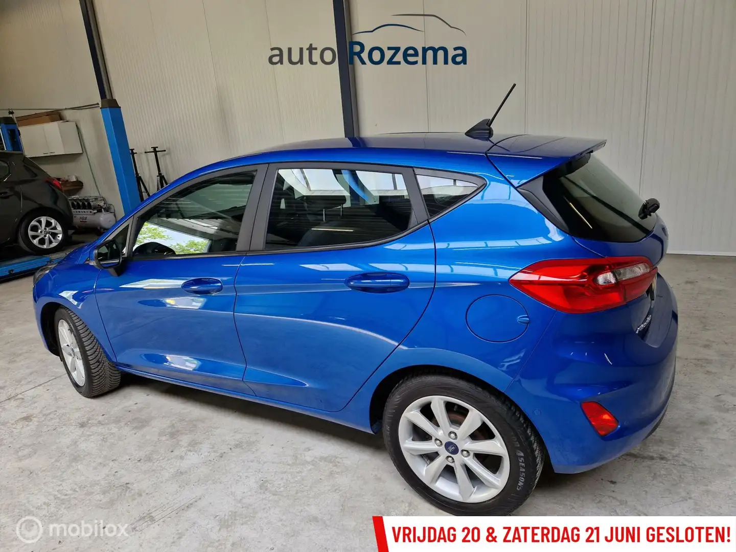 Ford Fiesta 1.0 EcoBoost Connected 6 Bak Airco Navi Blauw - 2