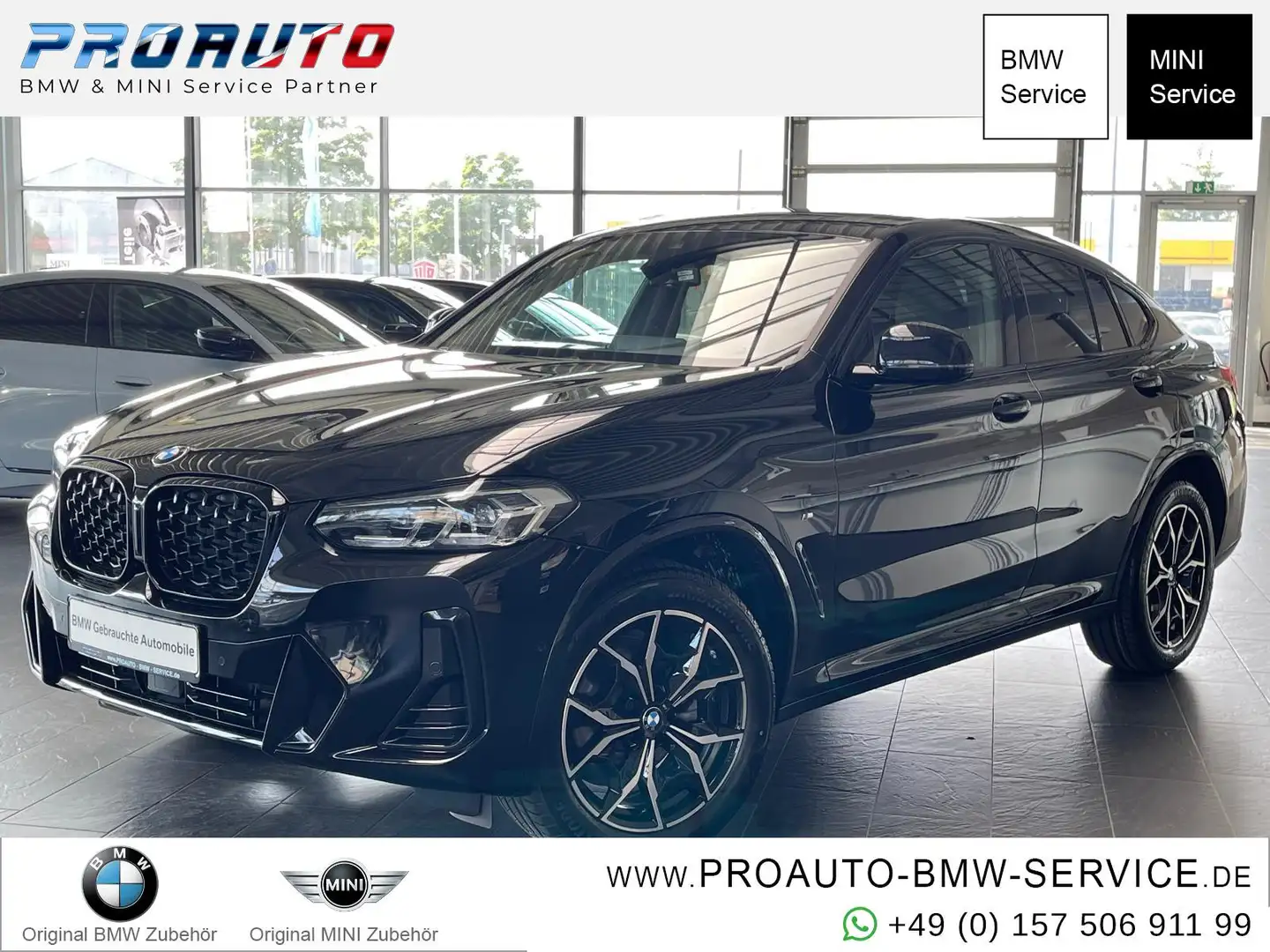 BMW X4 xDrive 20i M Sport AHK/A-LED/Pano/ACC Schwarz - 1
