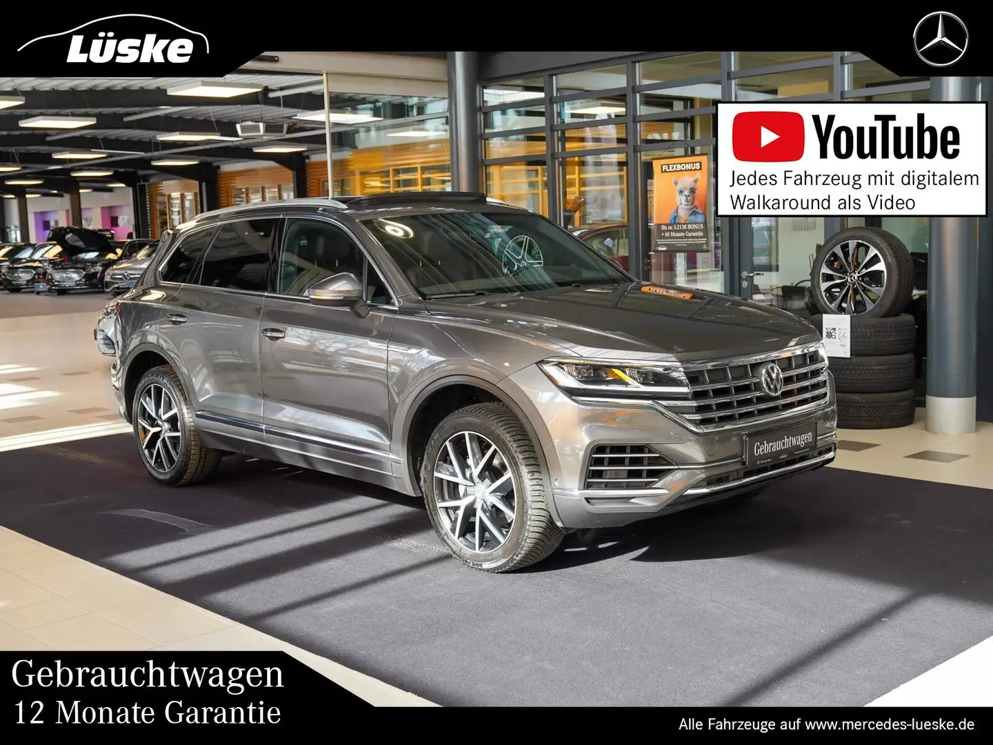 Volkswagen Touareg Touareg 3.0 V6 TDI Luftfederung Head-up Pano AHK Szary - 1