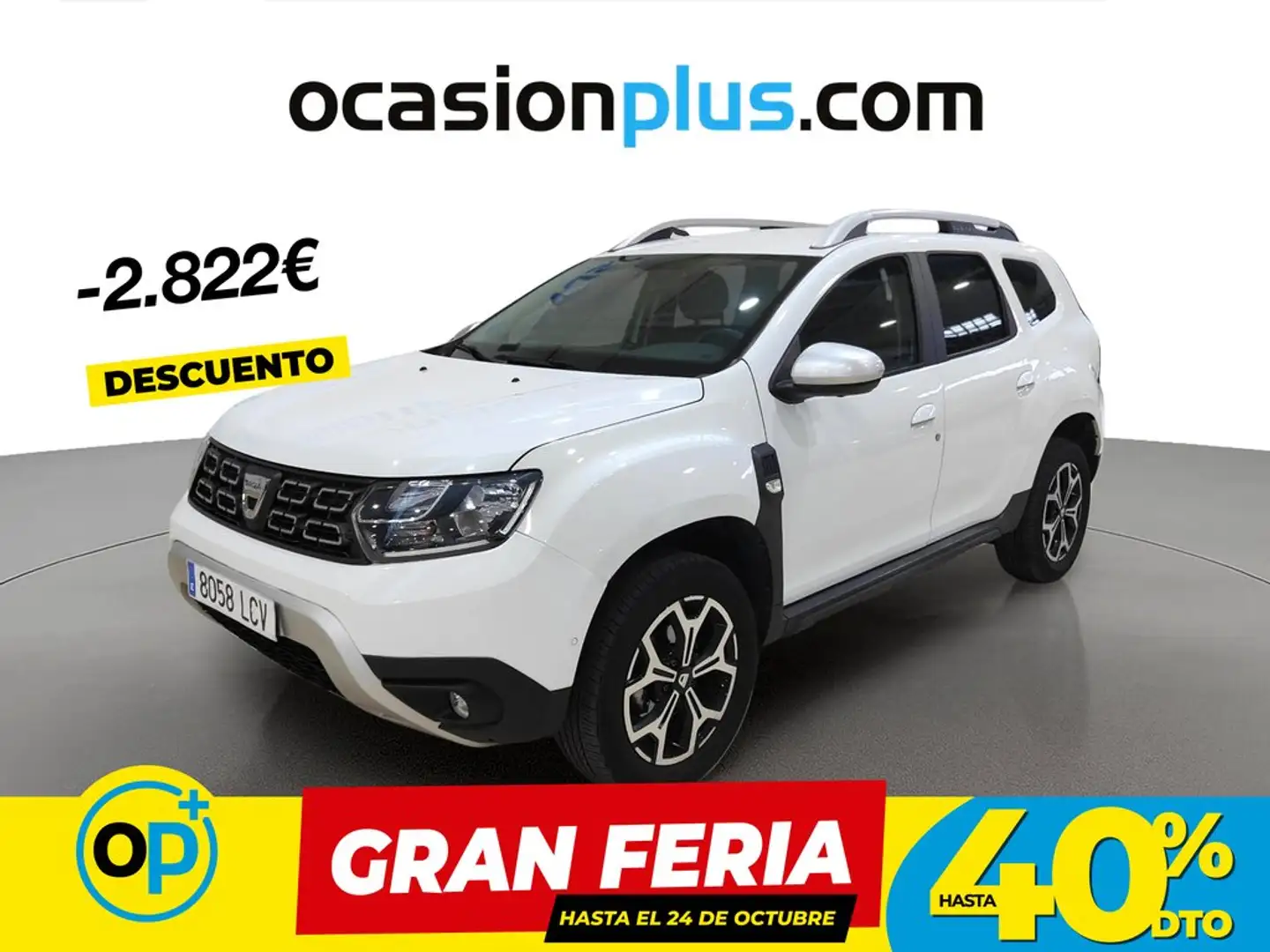 Dacia Duster TCE GPF Prestige 4x2 96kW Blanco - 1
