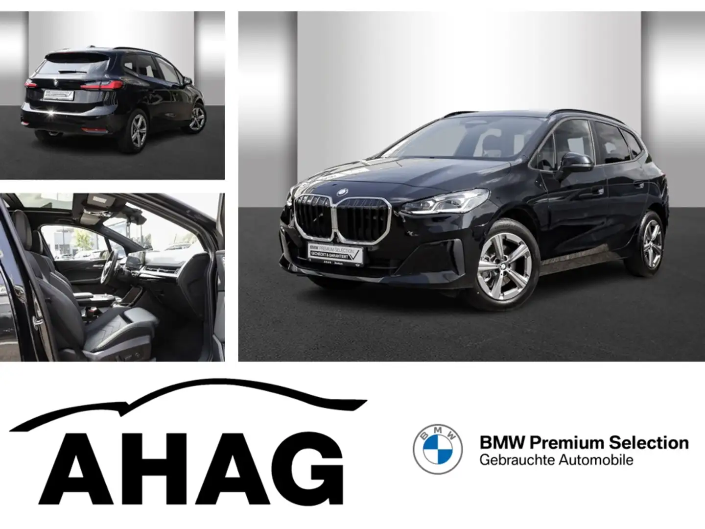 BMW 218 i Active Tourer Steptronic DCT Panorama Schwarz - 1