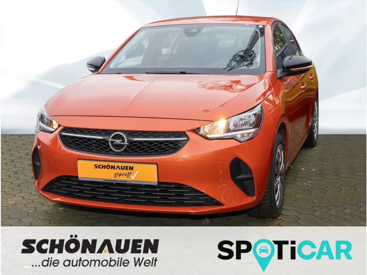 Opel Corsa-e ELEKTRO Edition +OBC7,4kW+ALLW+BC+KLIMA+TC+ Orange - 1
