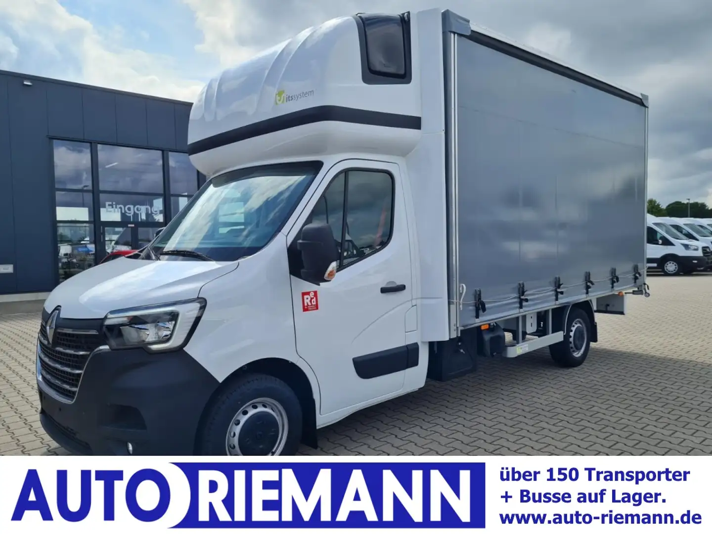 Renault Master 3,5 Pritsche Schiebe Plane Schlafkab. Wit - 1