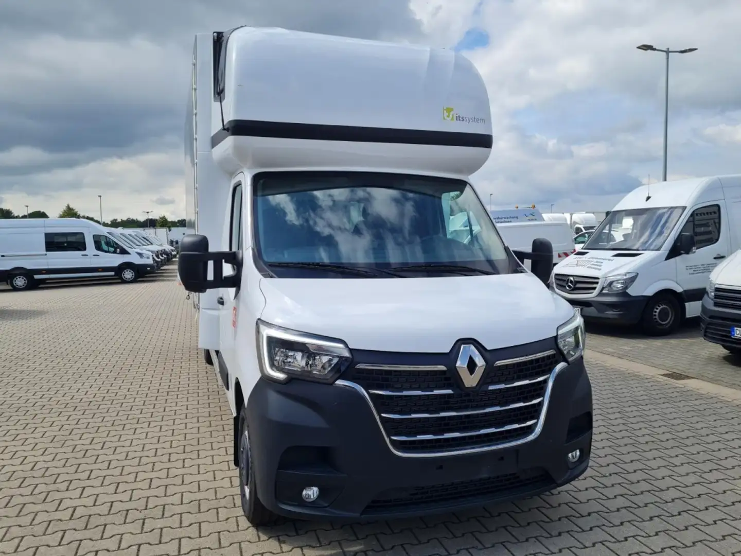 Renault Master 3,5 Pritsche Schiebe Plane Schlafkab. Wit - 2