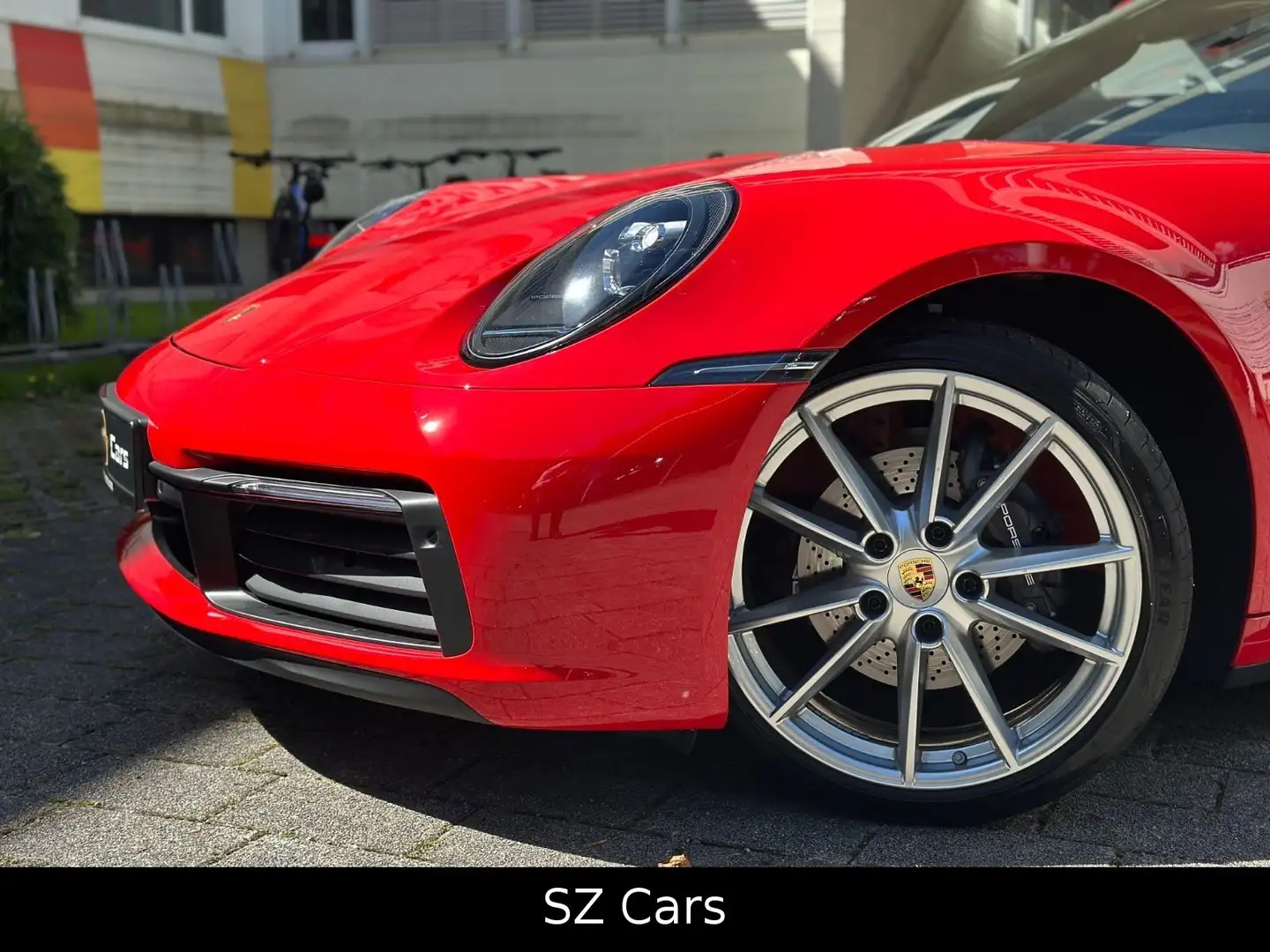 Porsche 992 Cabrio*Approved NEU*Sport AGA*Unfallfrei*DE* Rouge - 2