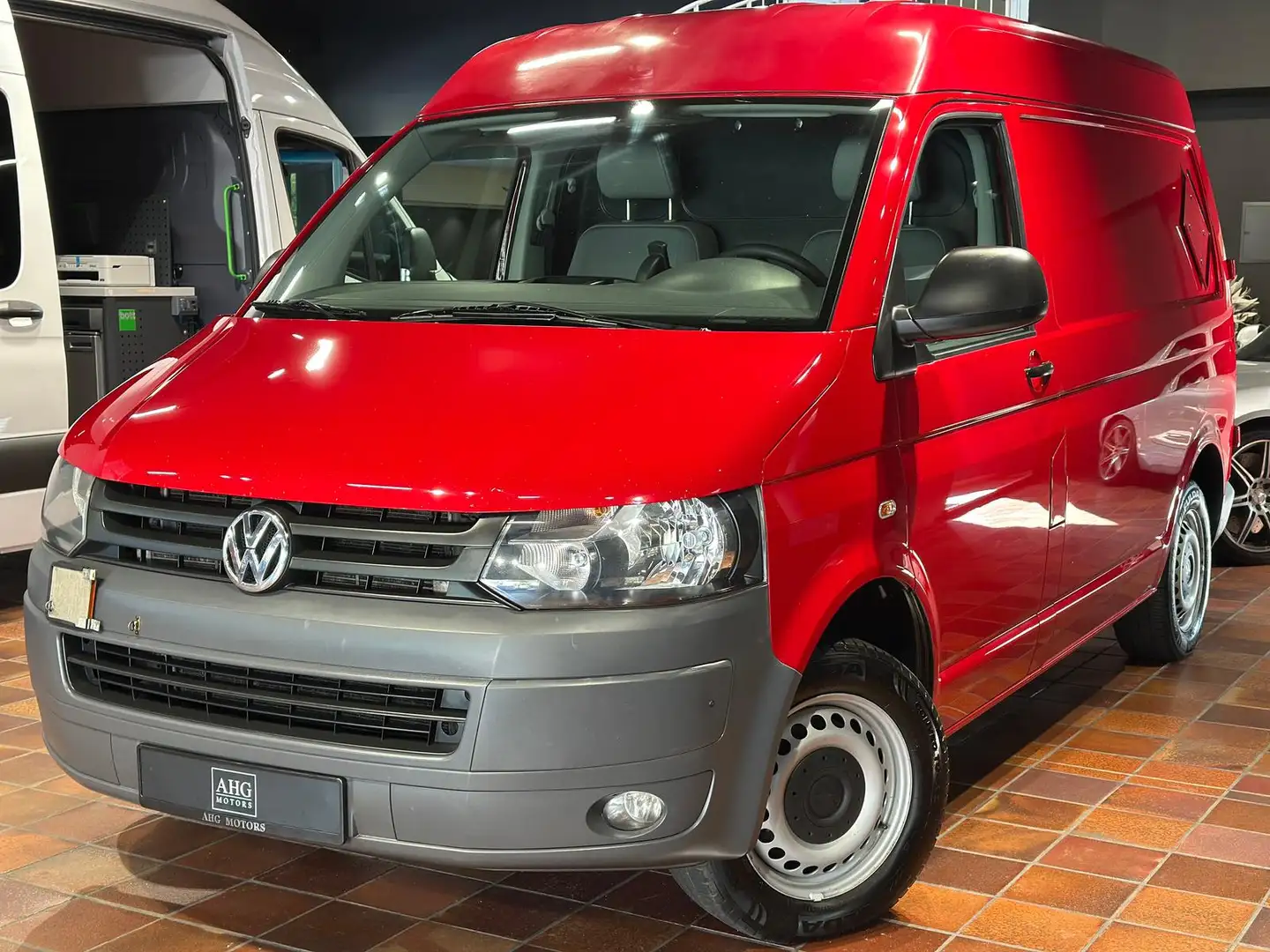 Volkswagen T5 Transporter T5 4MOTION KURZ L1H2-MHD SPERRE STANDHZ AC 2.BATTE Rot - 1