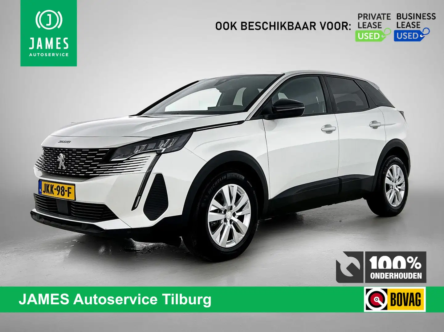 Peugeot 3008 1.2 PureTech Active Pack CARPLAY | FULL-LED | NAVI Blanc - 1