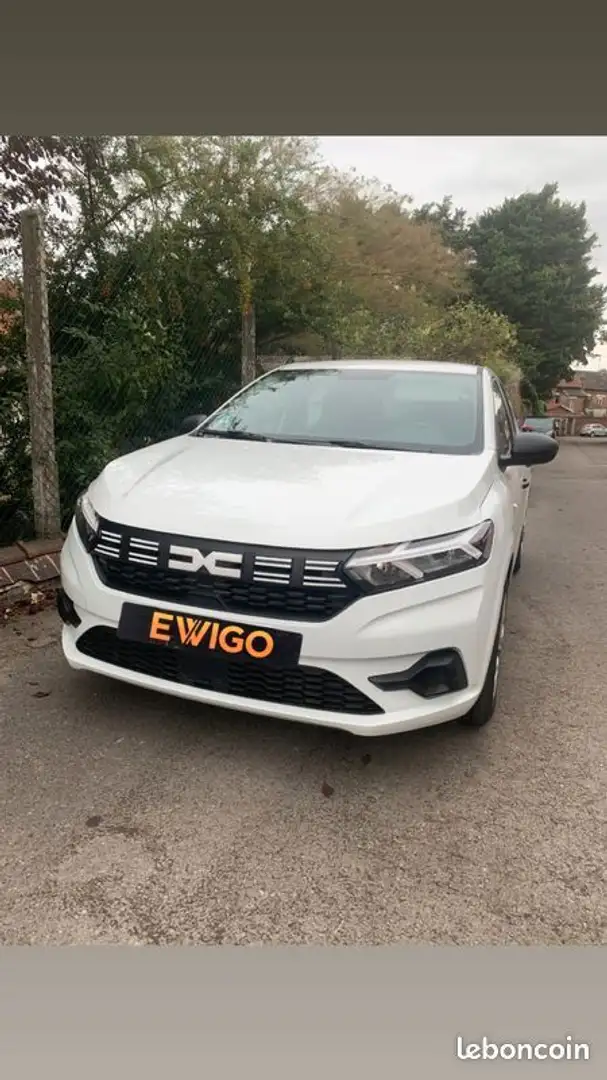 Dacia Sandero 1.0 sce 65 access Blanc - 1
