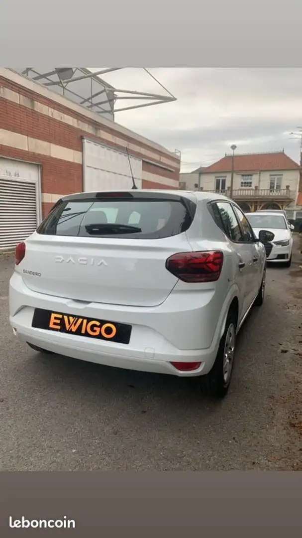 Dacia Sandero 1.0 sce 65 access Blanc - 2