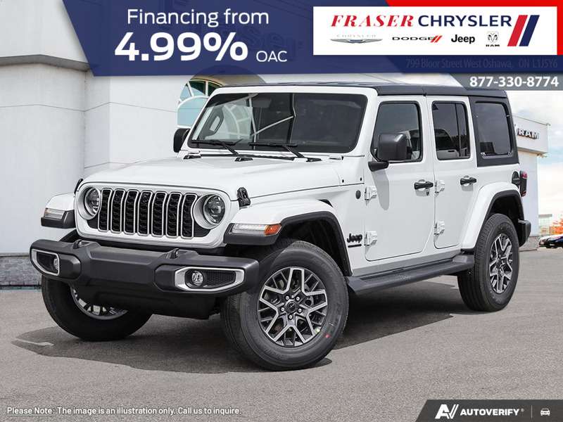 White 2026 Jeep Wrangler Sahara 4-Door 4WD SUV / Crossover Four-Wheel Drive Automatic