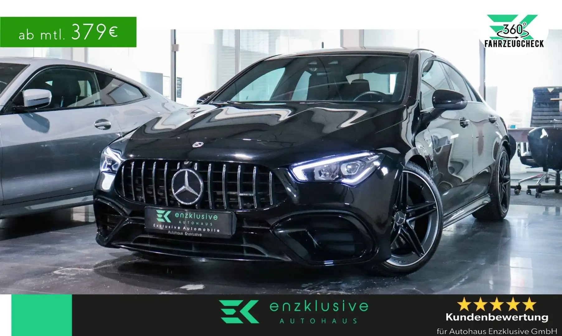 Mercedes-Benz CLA 45 AMG 4M*NAVI*PANO*SPUR*NIGHT*KAM*WIDESCREE Schwarz - 1