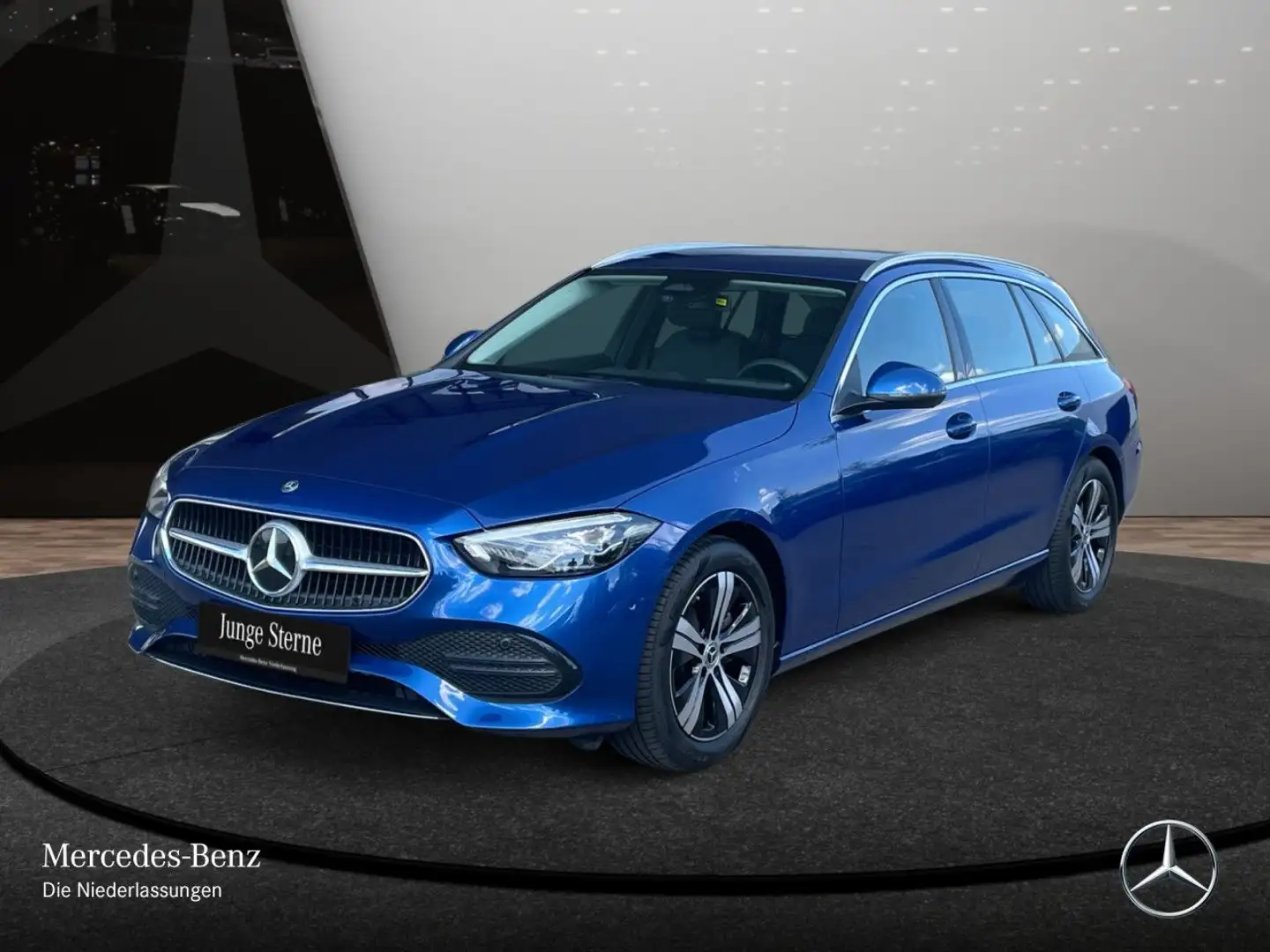 Mercedes-Benz C 180 T AVANTG+LED+KAMERA+TOTW+KEYLESS+9G Azul - 2