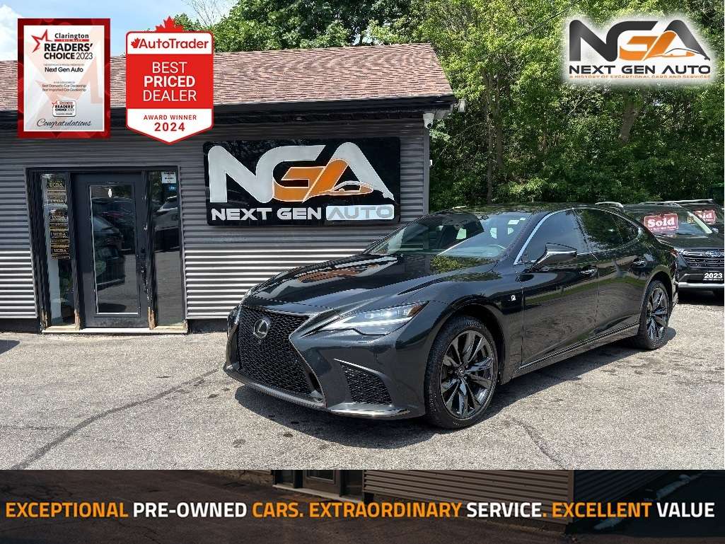 2023 Lexus LS AWD | RED BLACK LEATHER | PANO ROOF | ONE OWNER