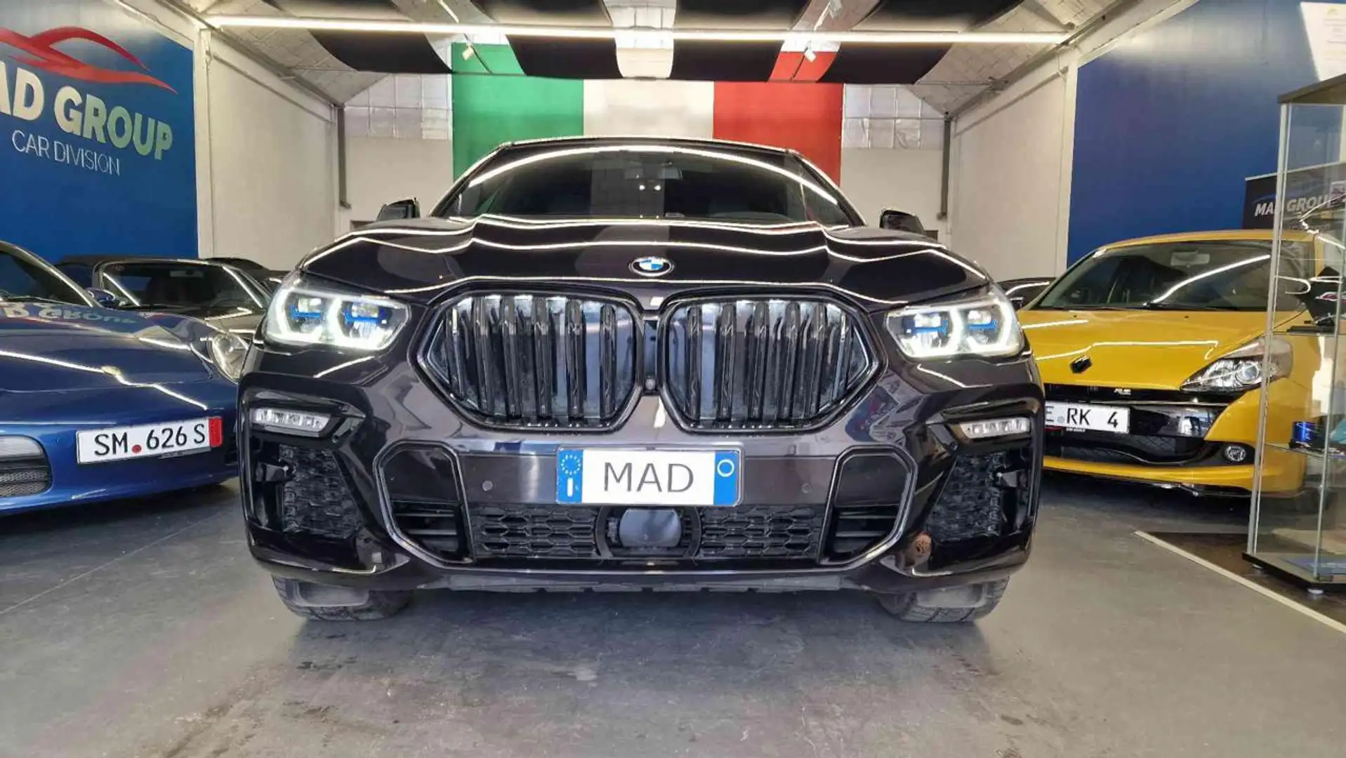 BMW X6 xDrive30d Msport M-SPORT TETTO PANORAMICO APRIBILE Blu/Azzurro - 2