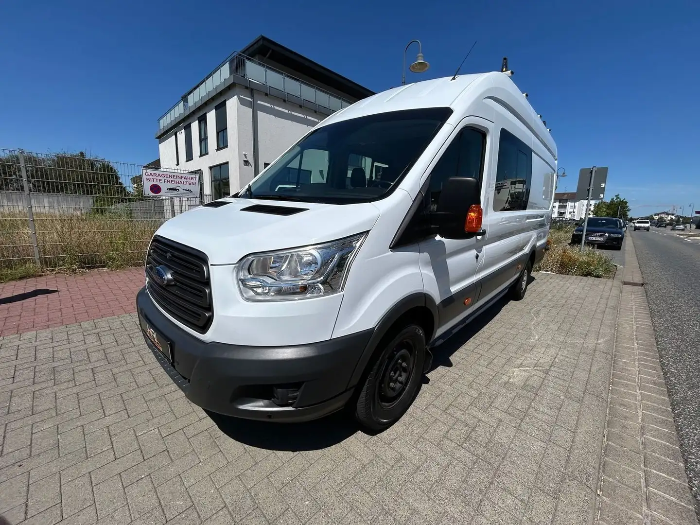 Ford Transit 350 L4H3 Trend Doka 6-Sitzer/Klima Wit - 1
