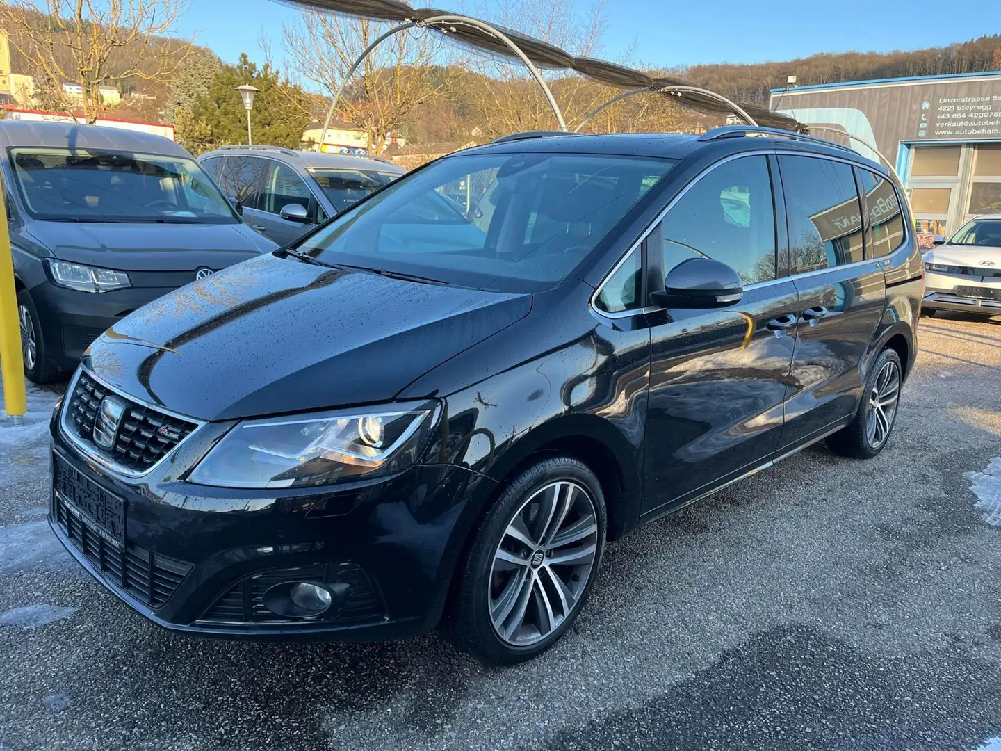 SEAT Alhambra FR 1,4 TSI 7-Sitzer-el. Schiebetüren-AHK Noir - 1