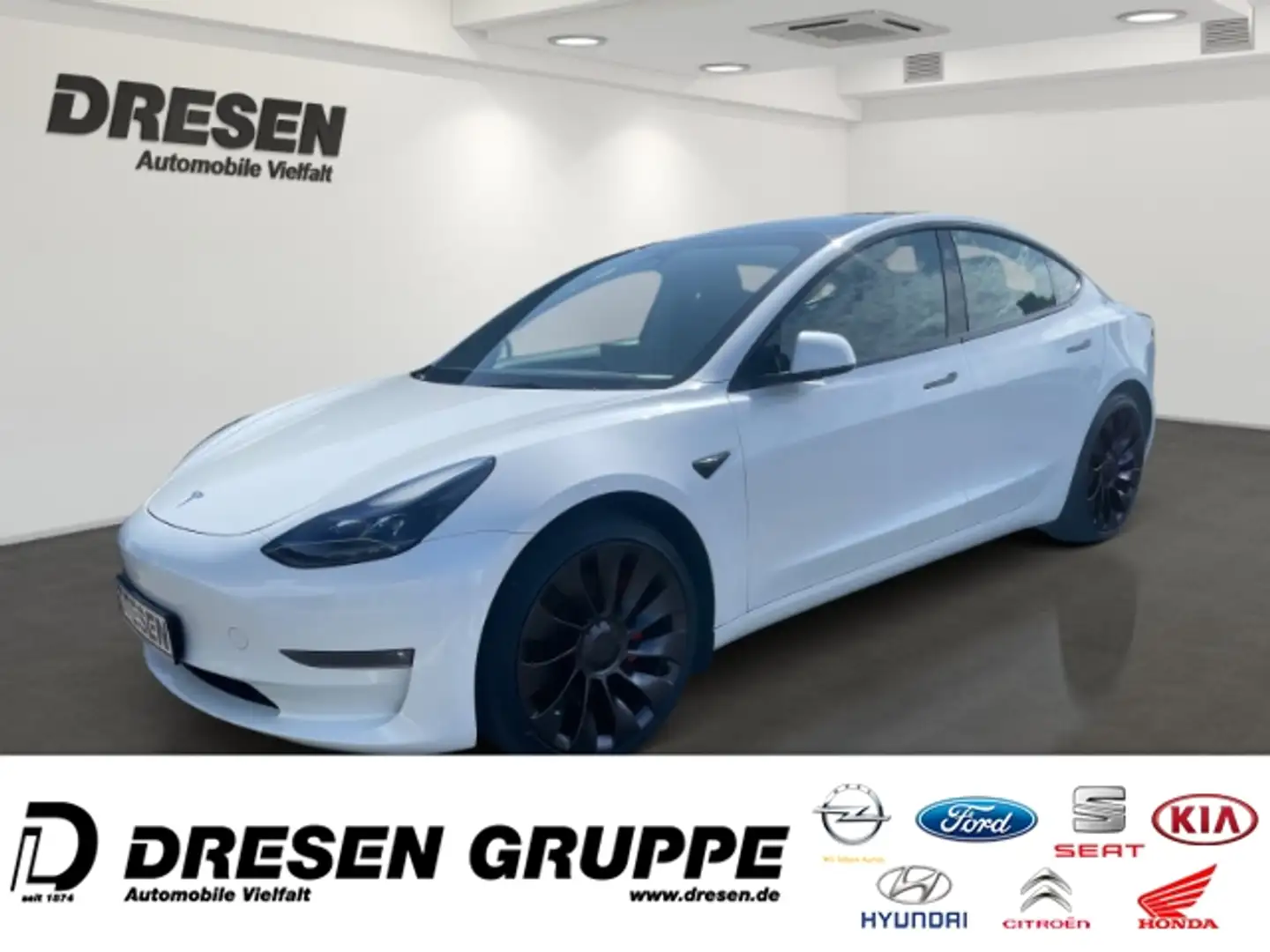Tesla Model 3 Dual AWD Tesla Performance AWD(393 kW 534 PS) Weiß - 2