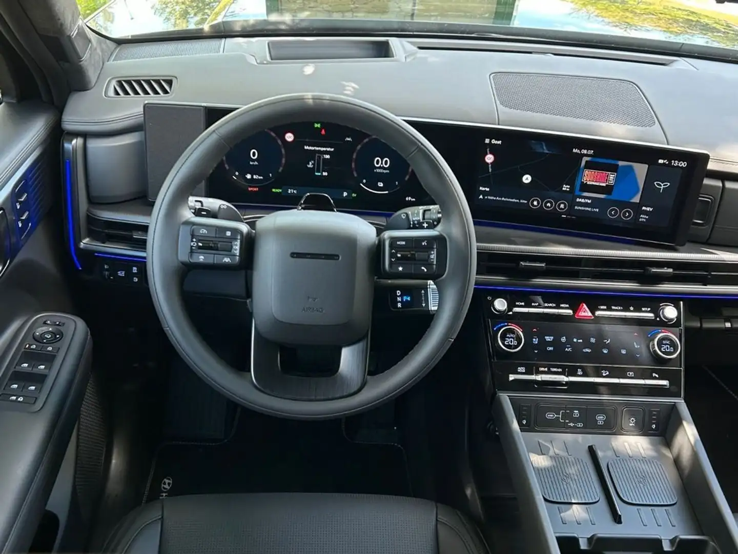 Hyundai SANTA FE 1.6 T-GDi HEV 4WD AT 7 posti XCLASS Nero - 1
