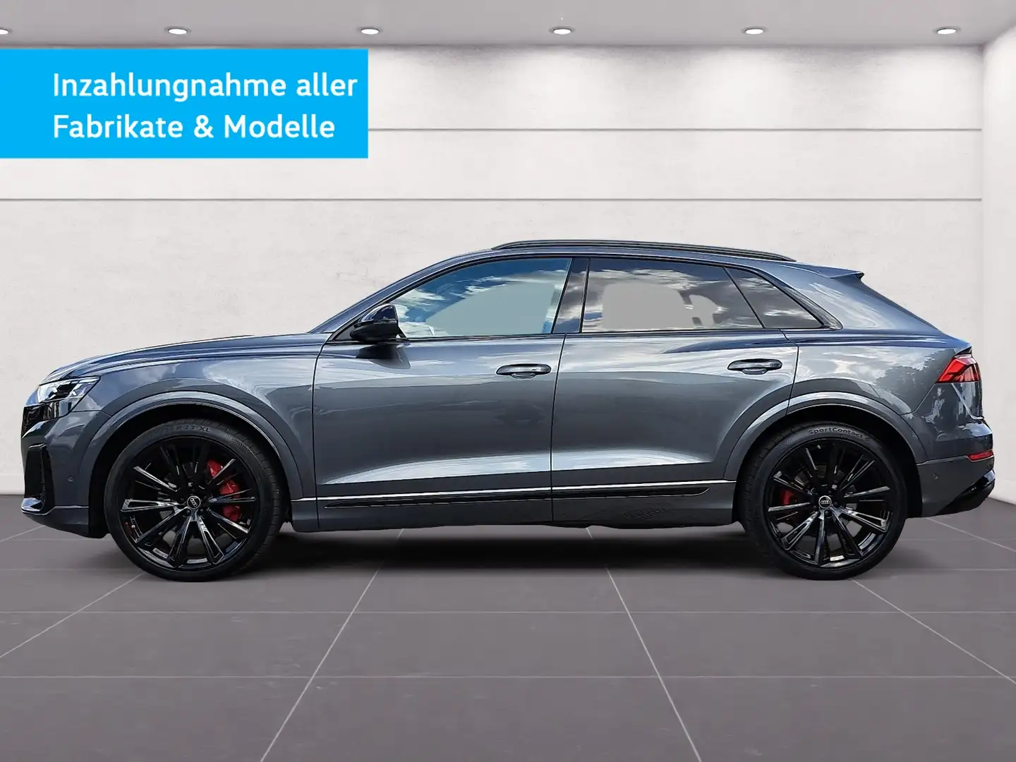 Audi Q8 50 TDI quattro tiptr. S line PANO AHK 23" MATRIX Grau - 2