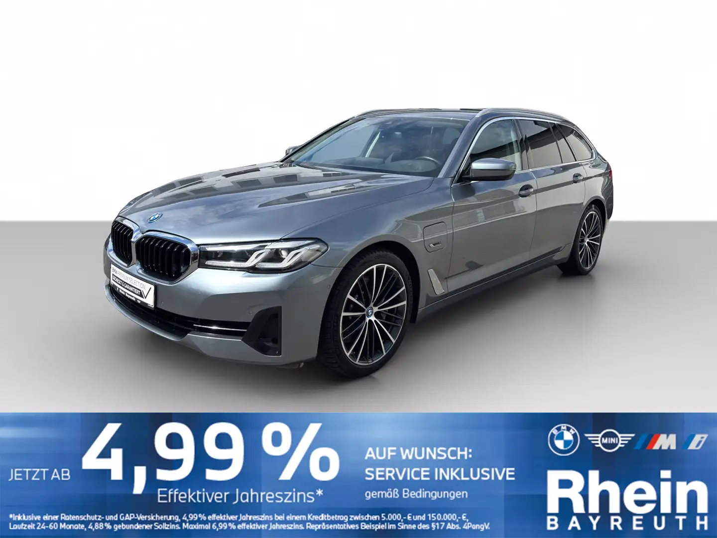BMW 530 e xDrive Touring Navi AdapLED Hifi HK Parkass Navi Bleu - 1