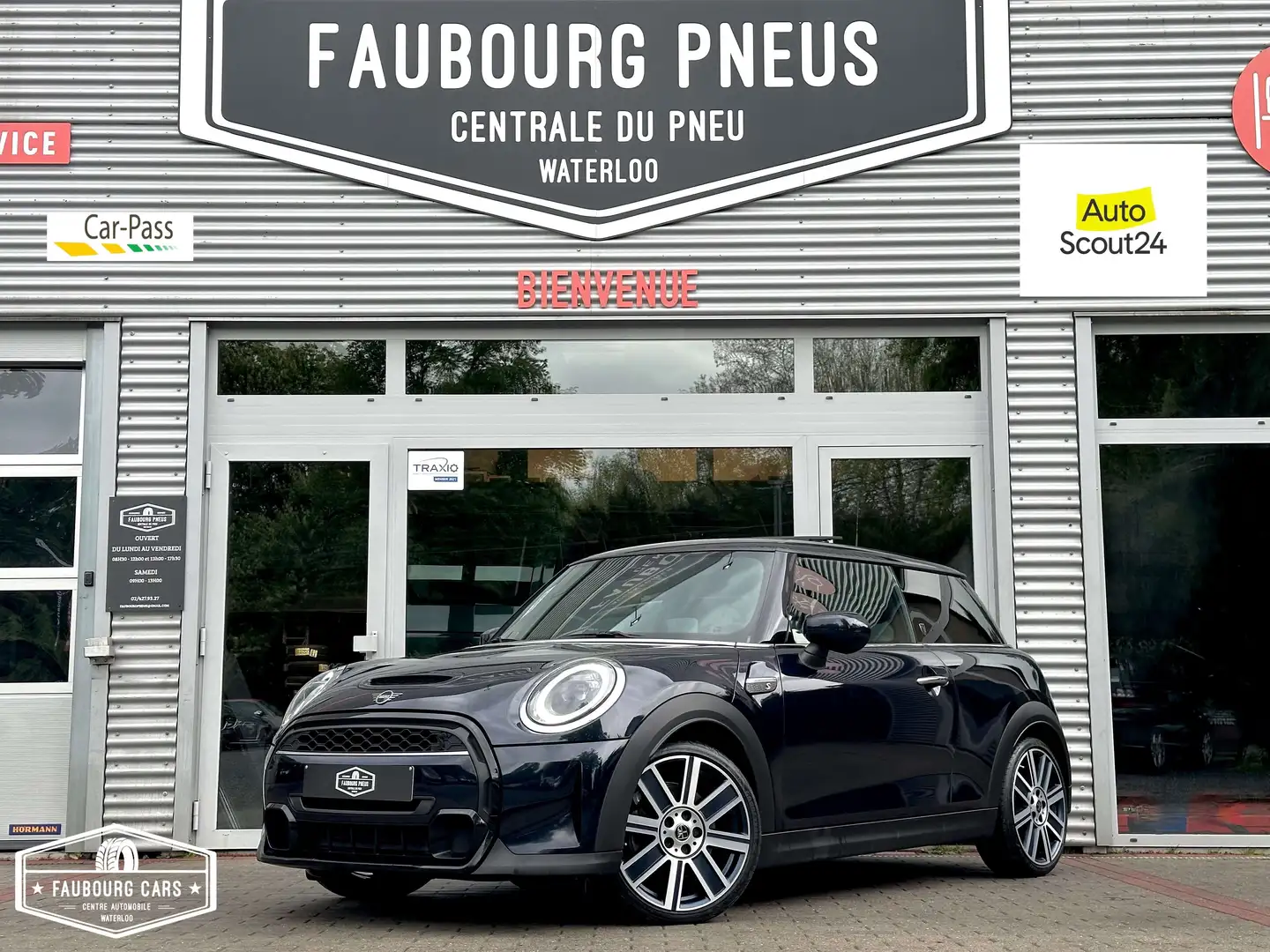 MINI Cooper S *UNIQUE*FULL-OPTION*HISTORIQUE-100%-BMW*PANO*H/K* Bleu - 1