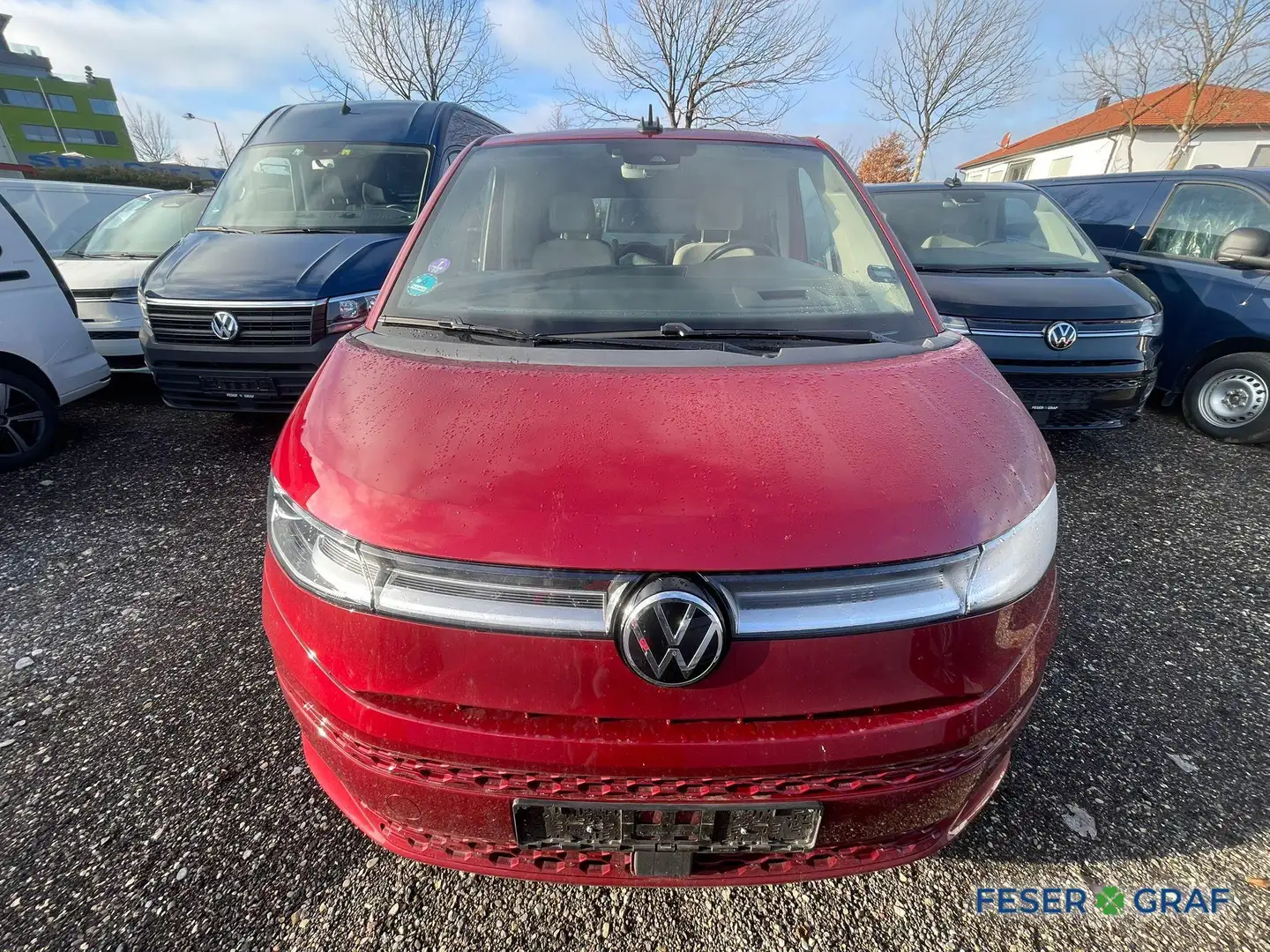Volkswagen T7 Multivan Life 1,4 l 110 kW eHybrid DSG Navi Klima Pano Rot - 2